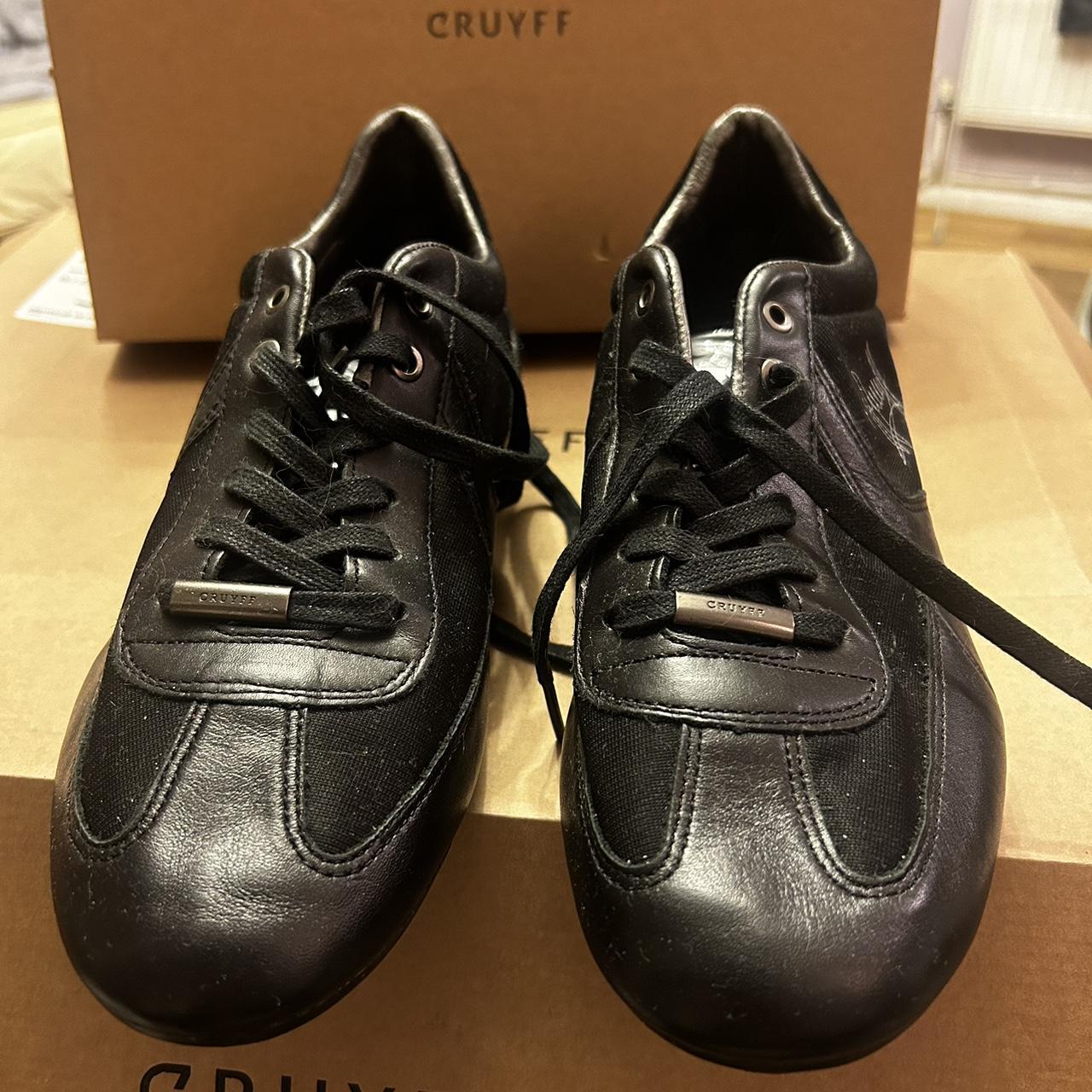 cruyff leather trainers