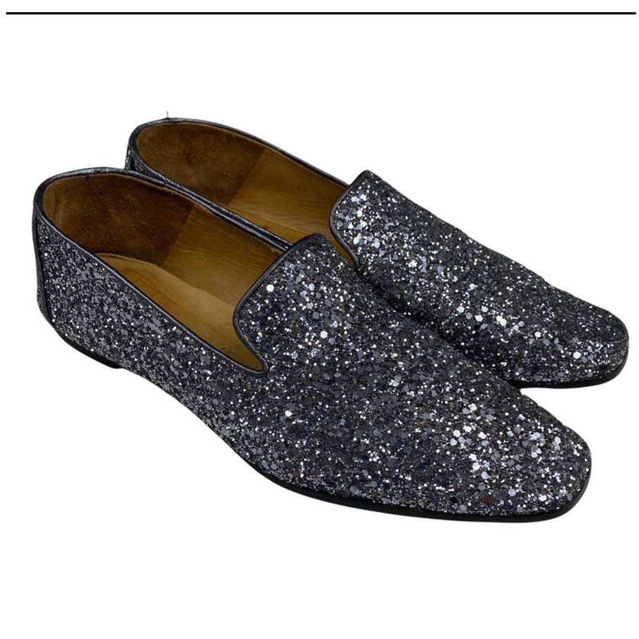 Silver on sale sequin loafers