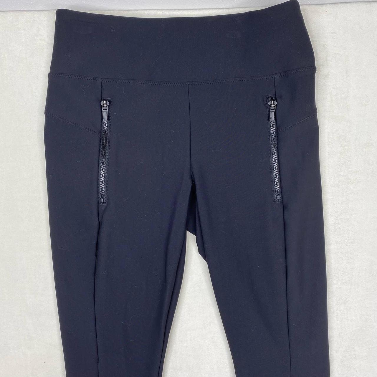 Athleta Black Stellar Front Zip Pocket Skinny