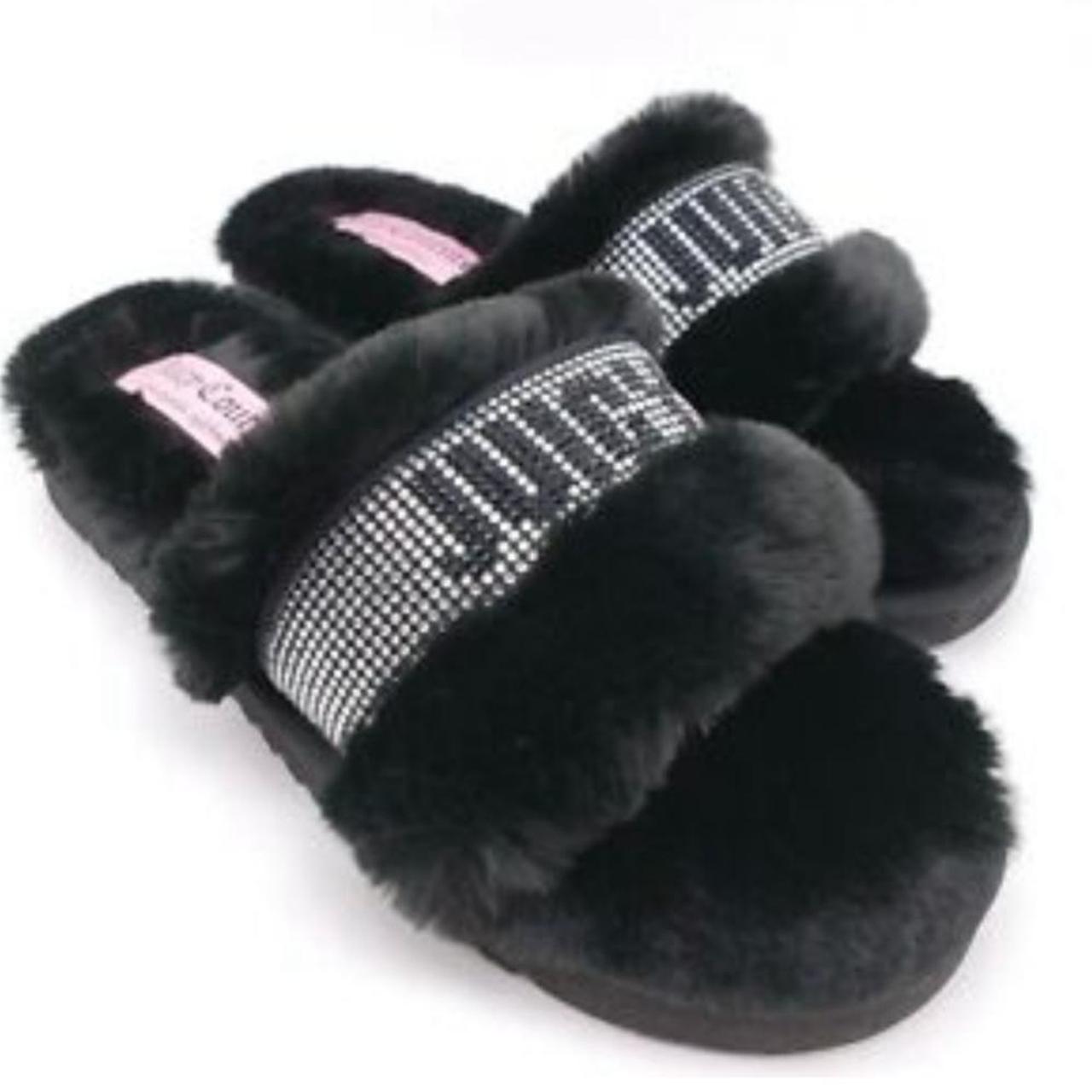 Juicy couture 2025 fluffy slippers