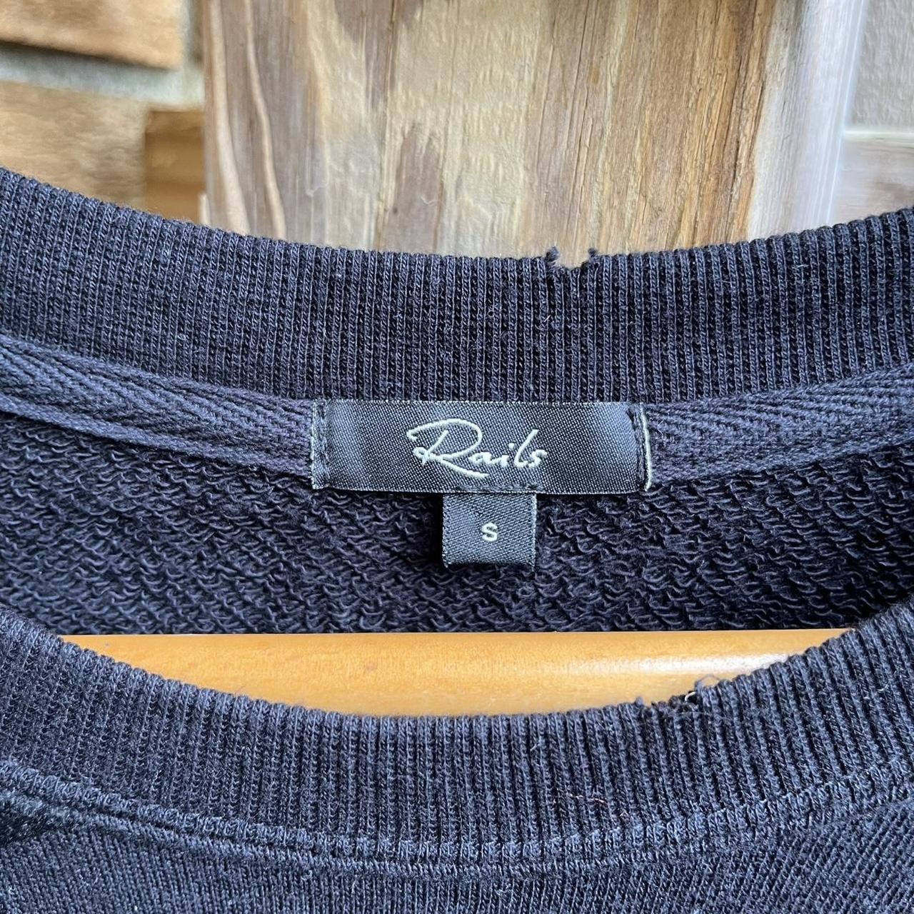 Rails Women's Sweatshirt - Black - S – Rails blac… - image 3