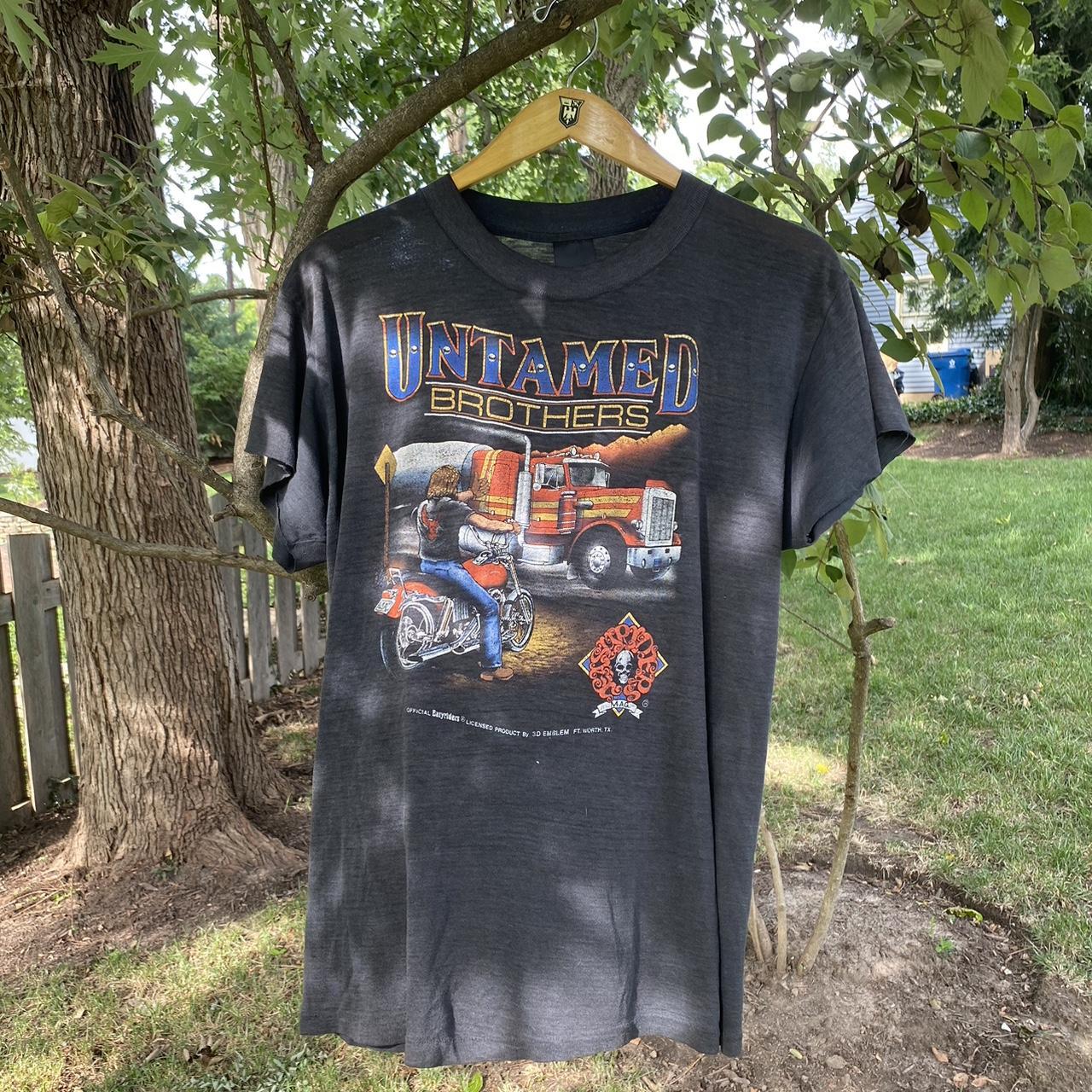 80s easy rider Tシャツ　3D EMBLEM 80s easy rider Tシャツ3D EMBLEM