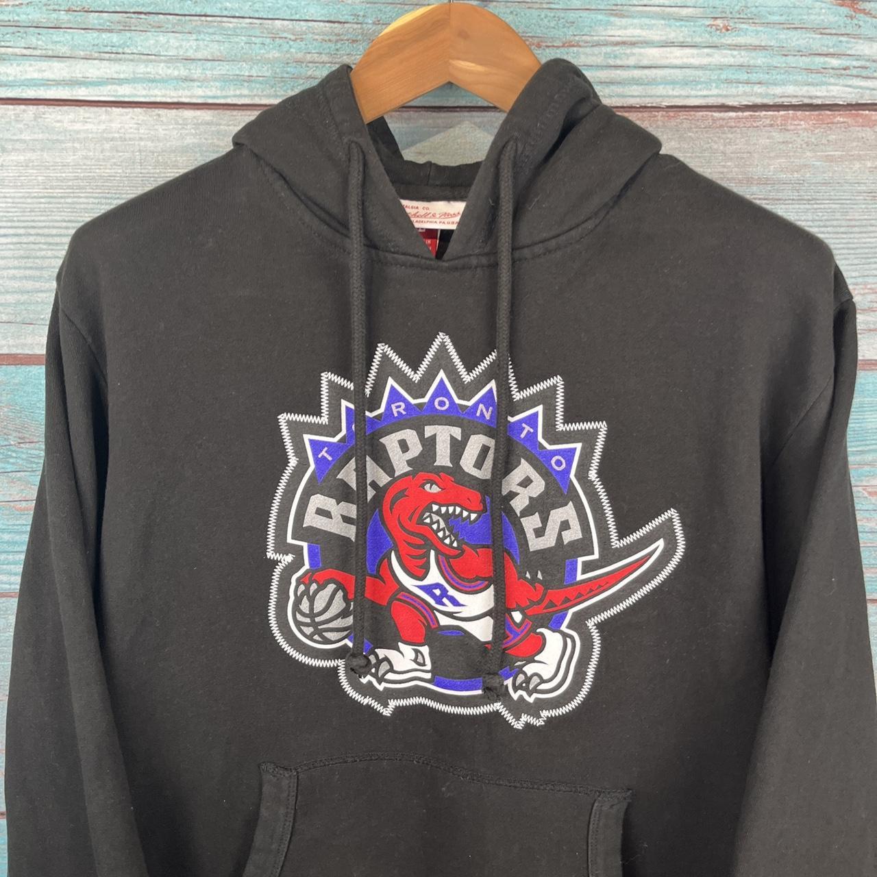 Mitchell & Ness Women's Black Hoodie | Depop