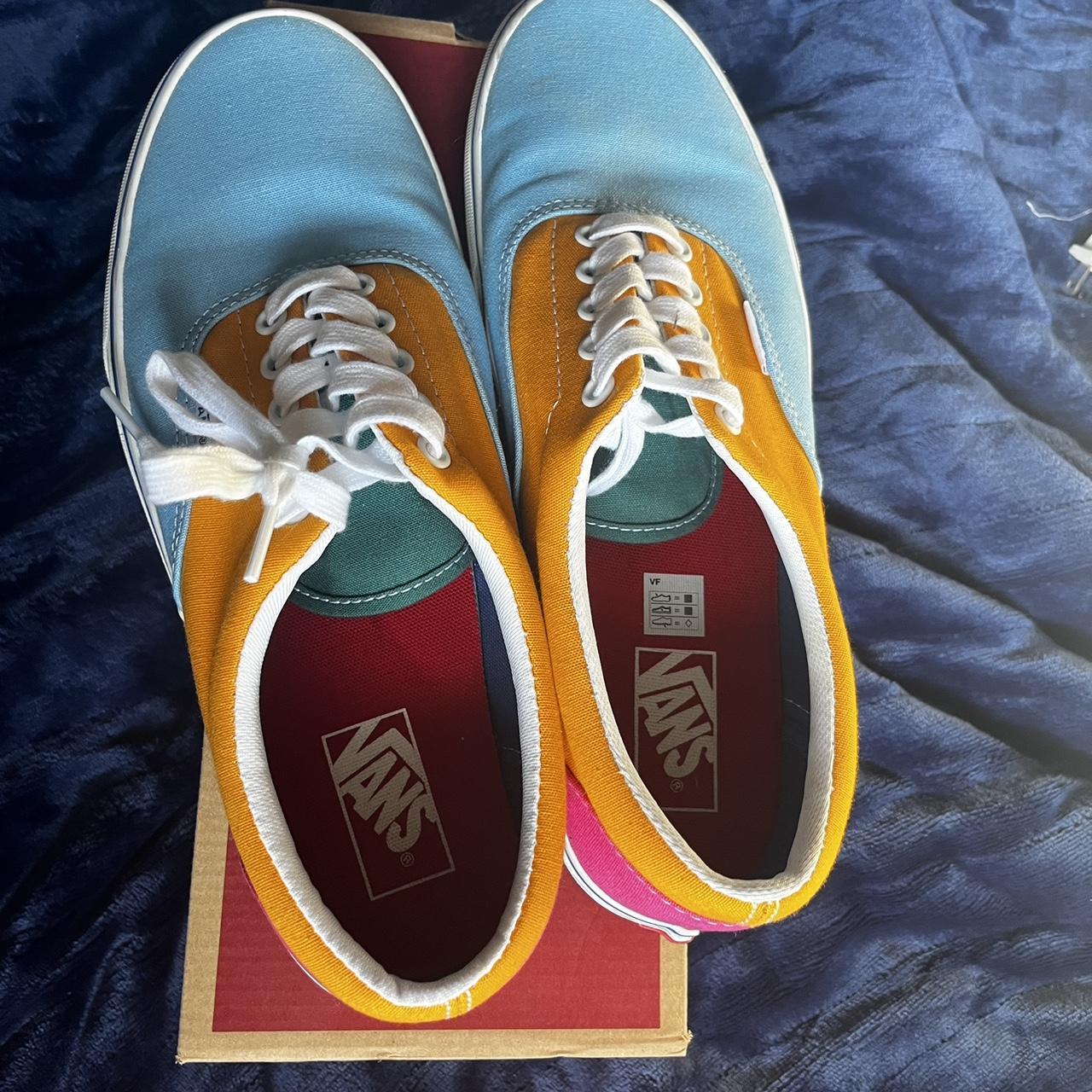 Vans Multicolor Eras - Size 10.5 Worn 1 time,... - Depop