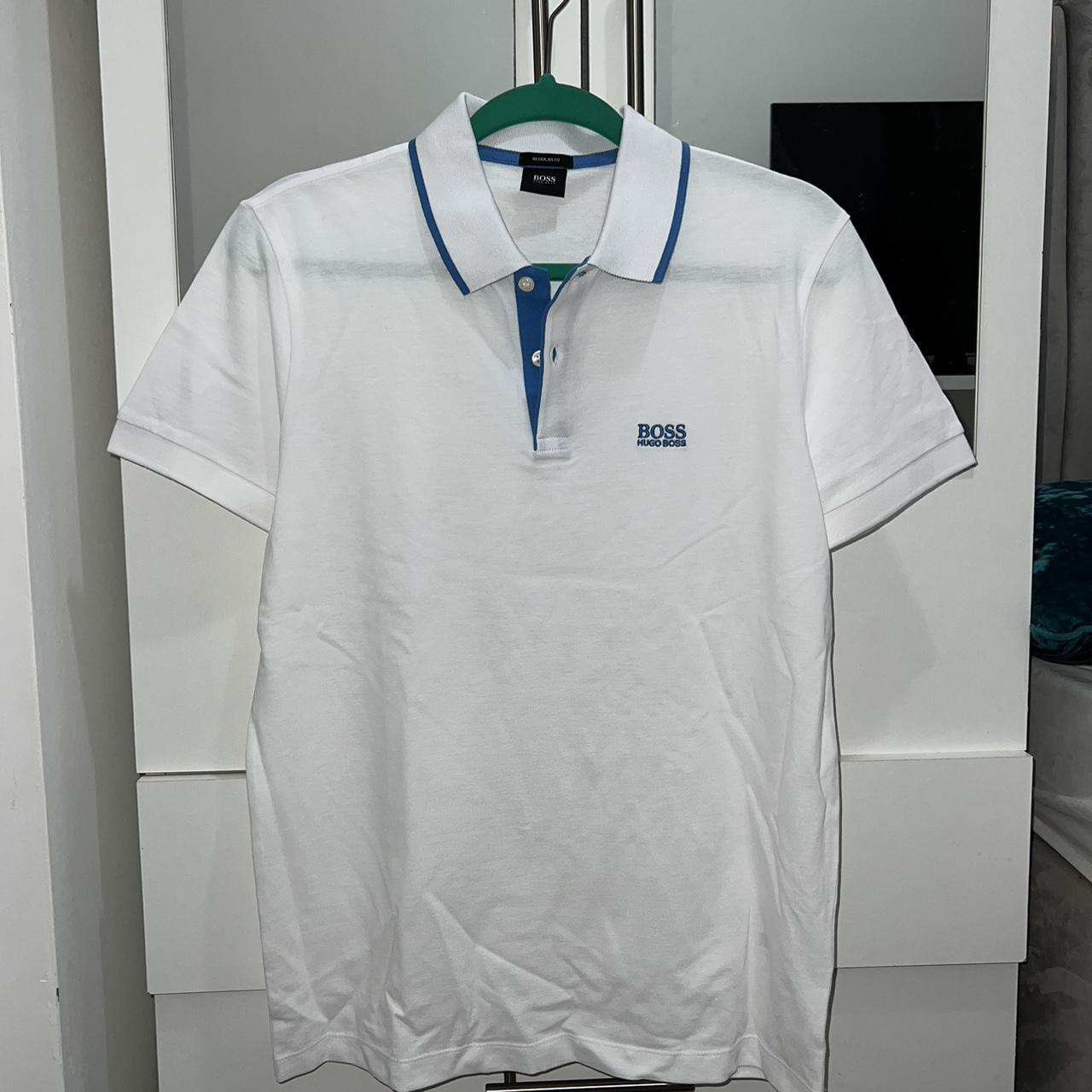 Original Polo Shirts Hugo Boss Vintage Hugo Boss Big Print Mens