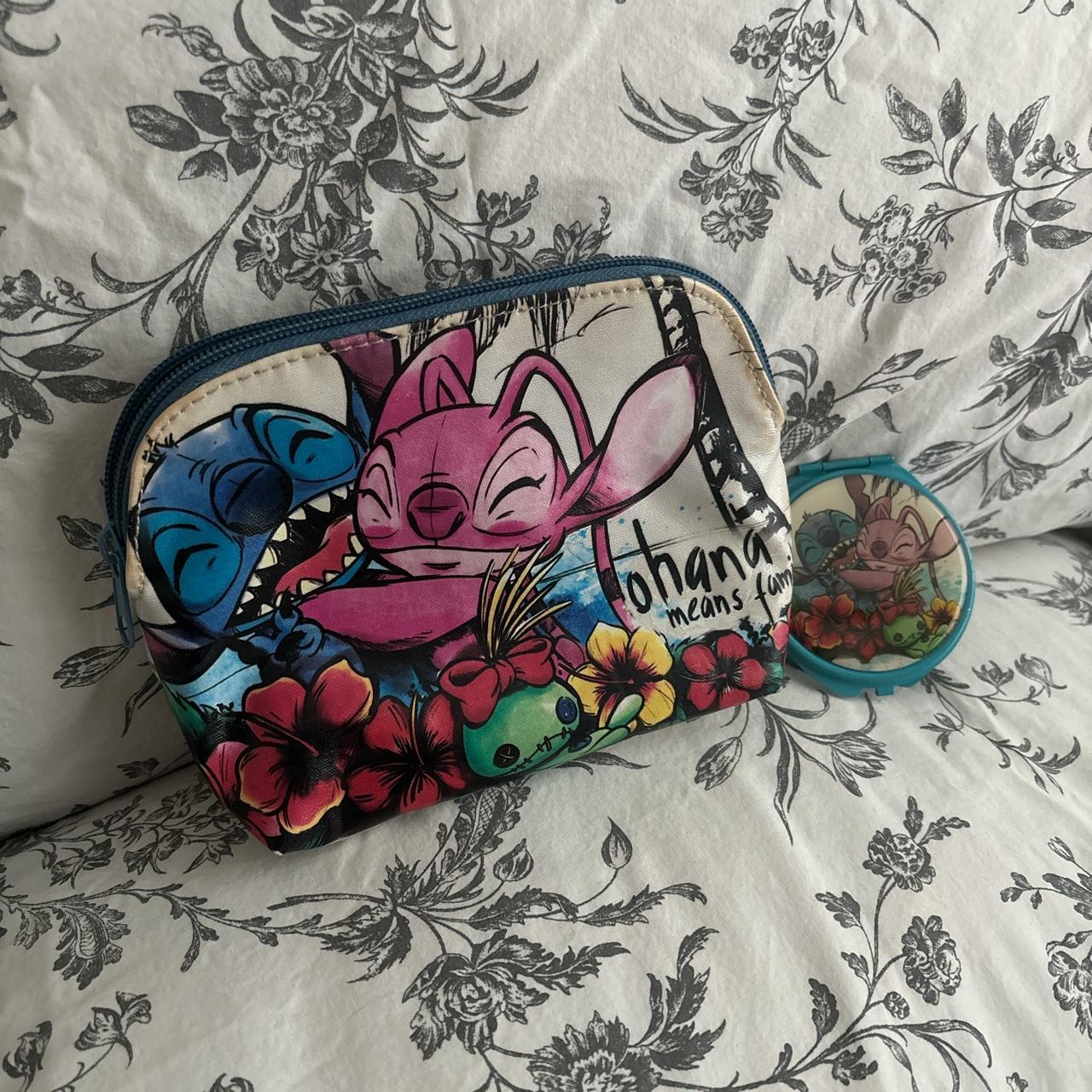 Loungefly Disney’s Stitch and Angel makeup bag