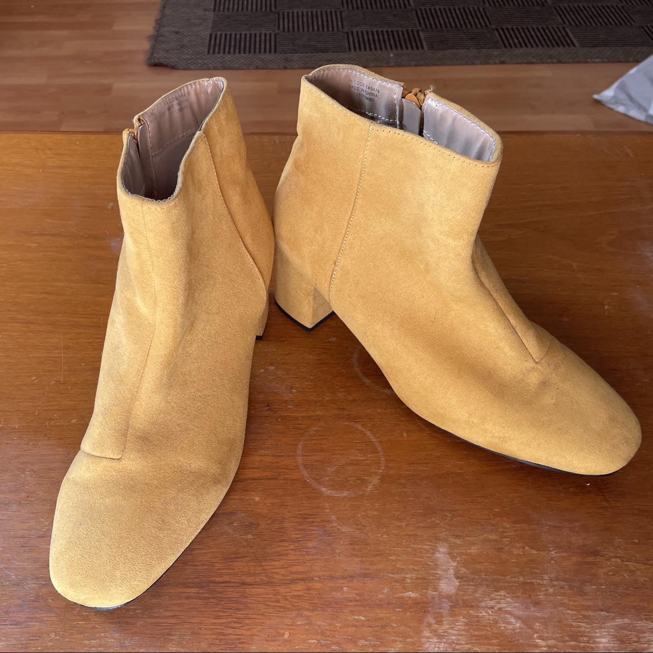 Primark mustard sale boots