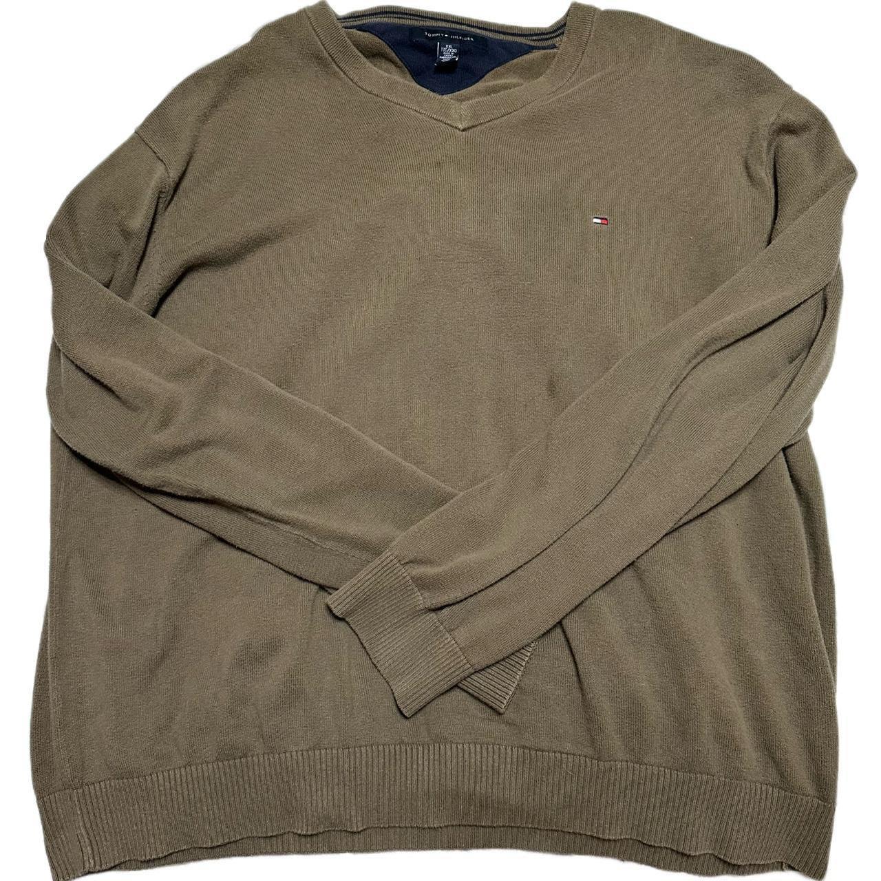 Tommy hilfiger khaki clearance jumper