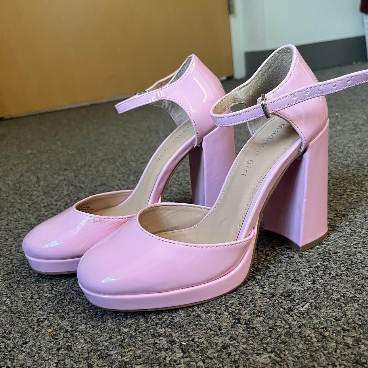 Madden Girl unaa barbie pink platform pumps with... Depop