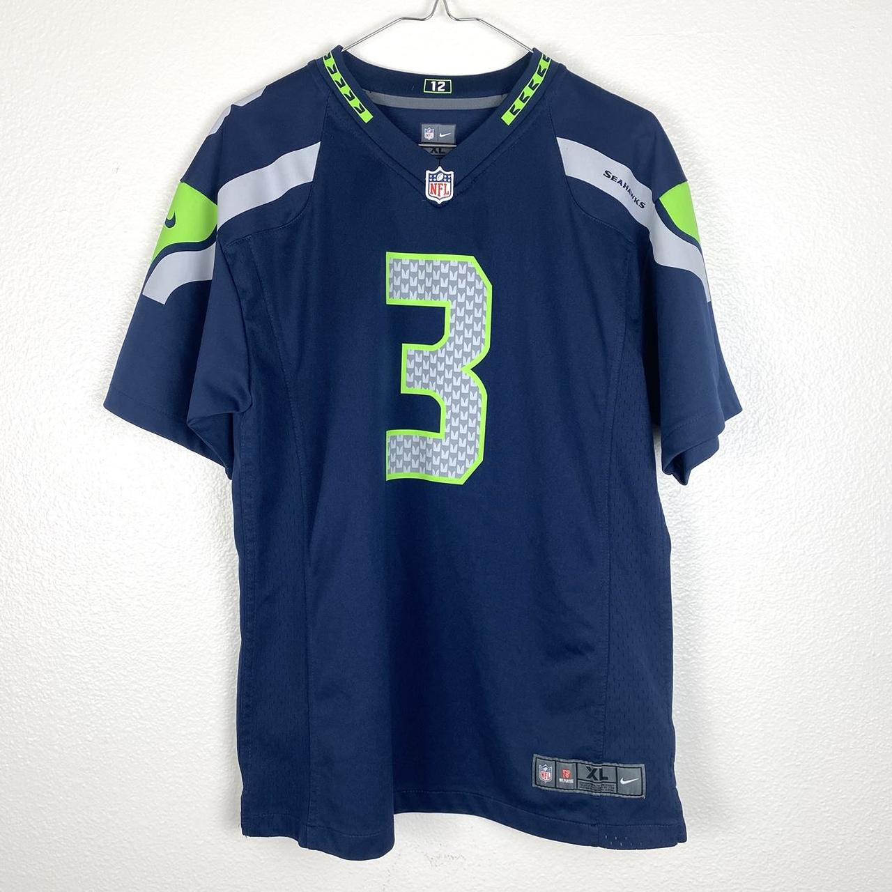 XL NFL Seahawks Russell Wilson jersey Bought 3 - Depop