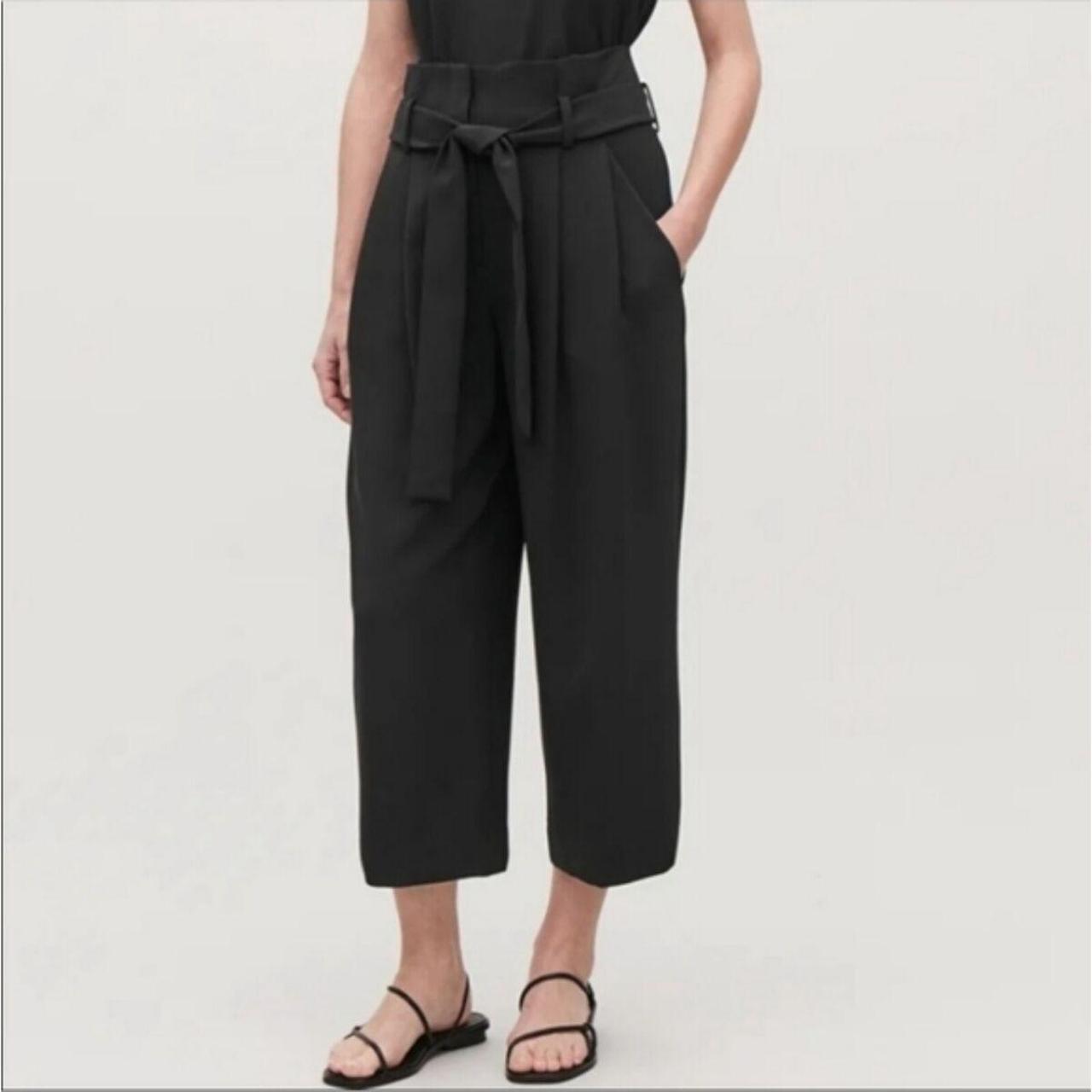 COS + HIGH-WAISTED PAPERBAG TROUSERS