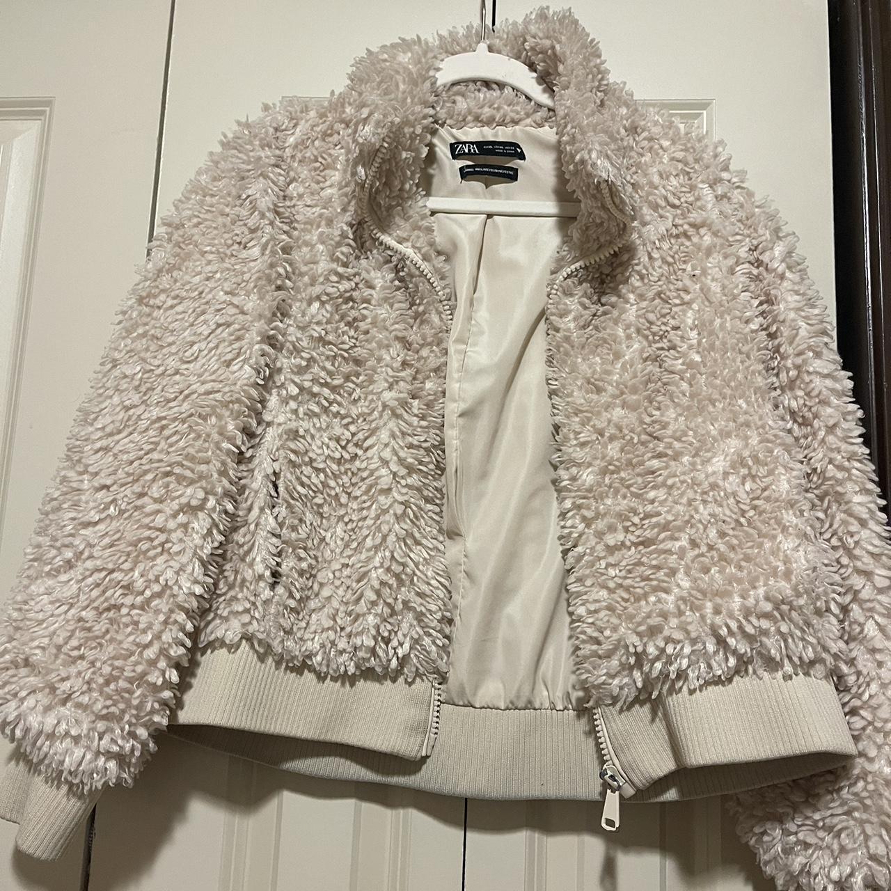 sherpa jacket women zara