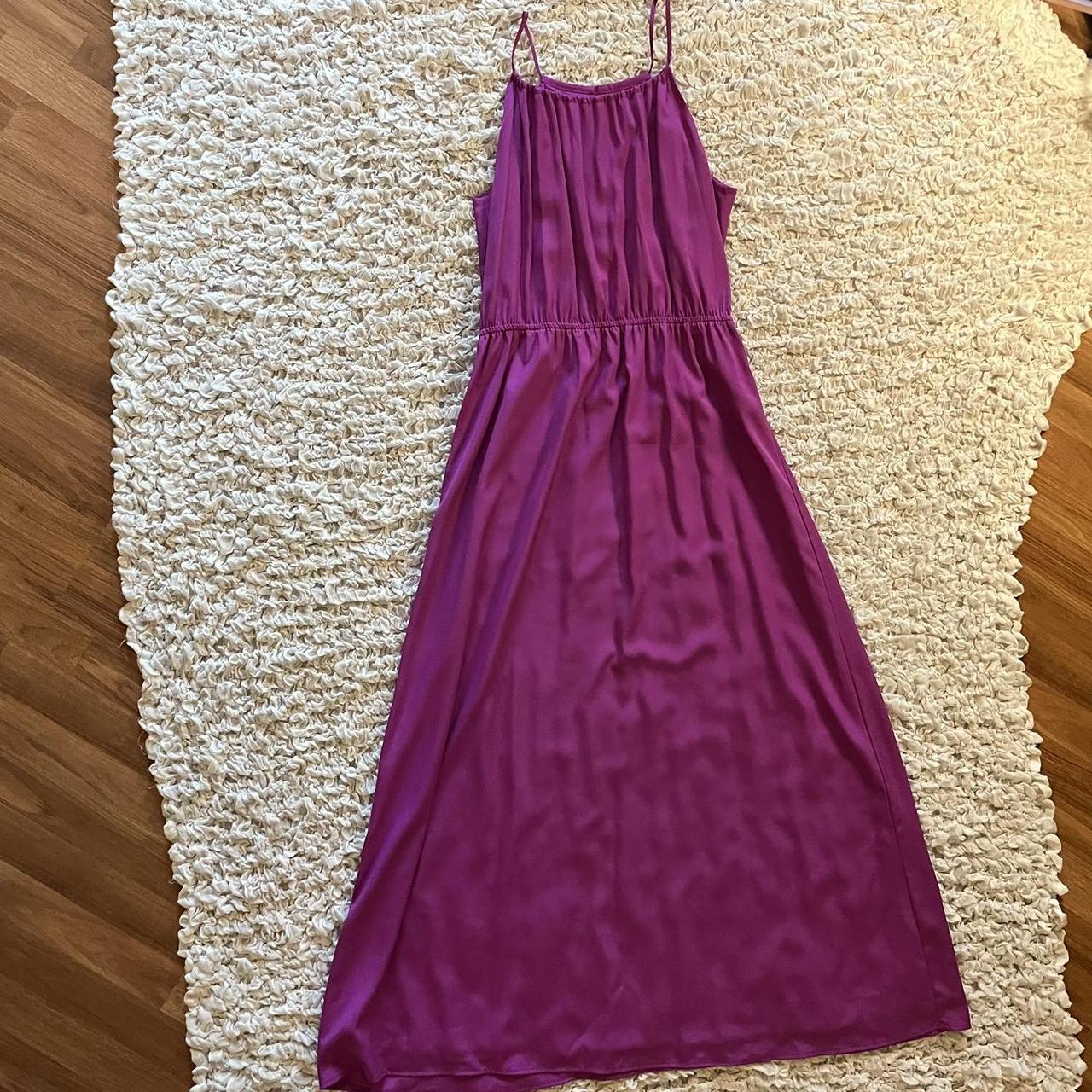 Gianni Bini Women's Pink and Purple Dress Depop