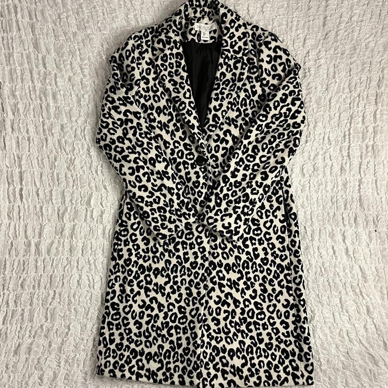 Leopard print lab top coat