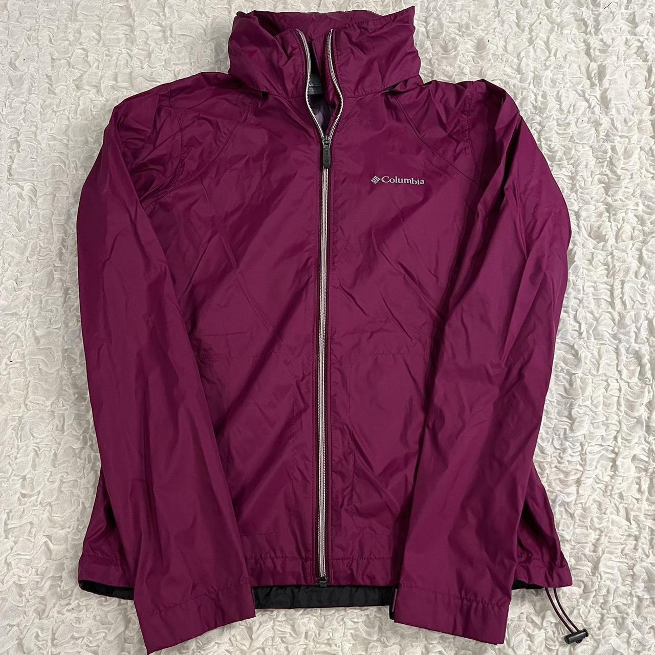 🩷🩷COLUMBIA FUSCIA SWITCHBACK JACKET WITH HOOD🩷🩷 Size - Depop