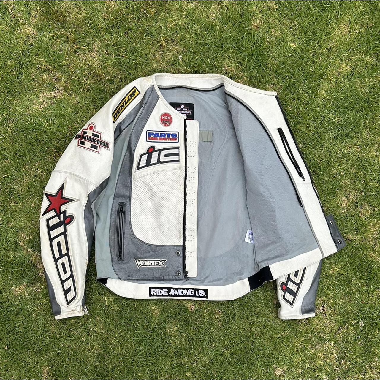 Icon Brand Men's Grey and White Jacket (3)