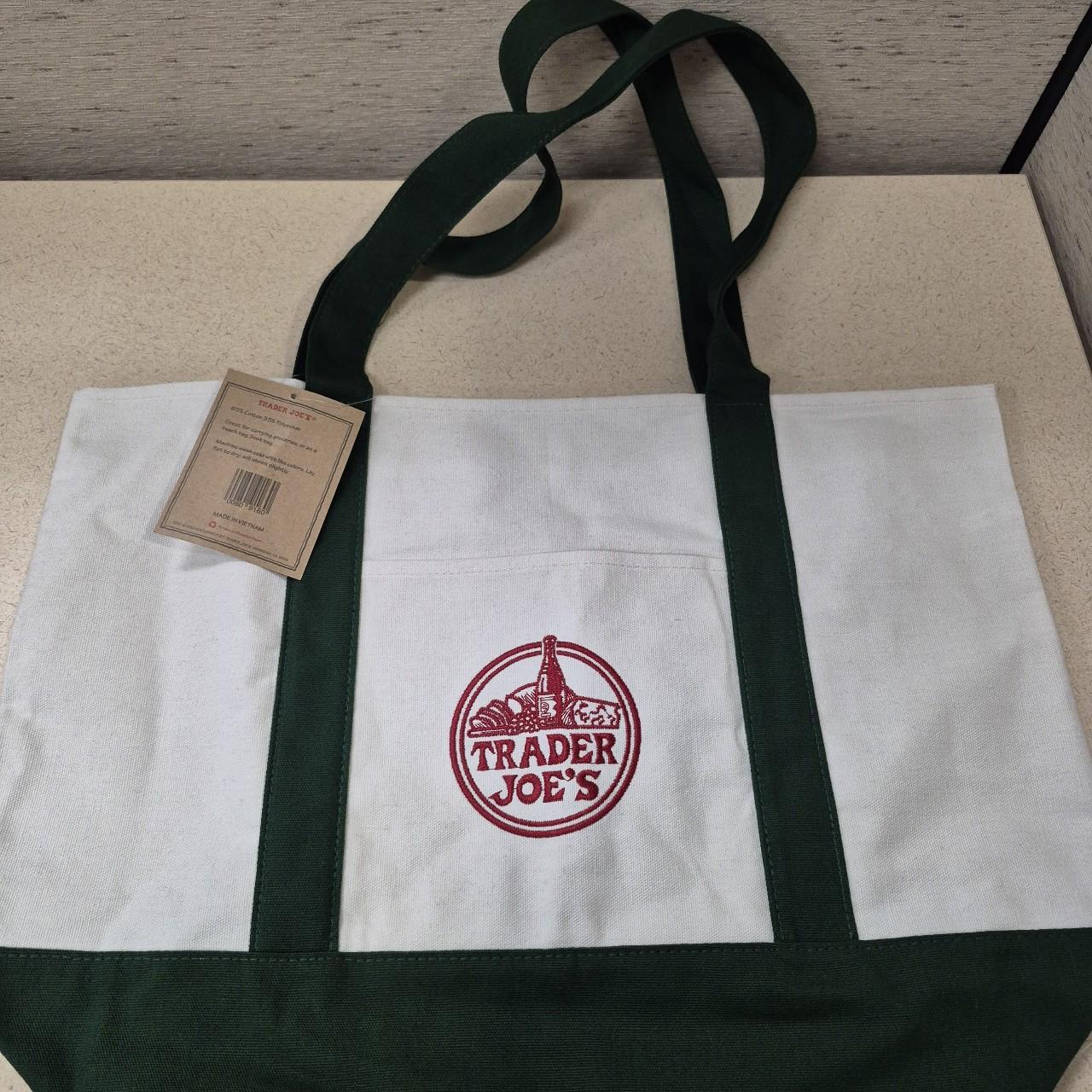 Trader Joe's Women's Bag - Green/Multi – Trader J… - image 2