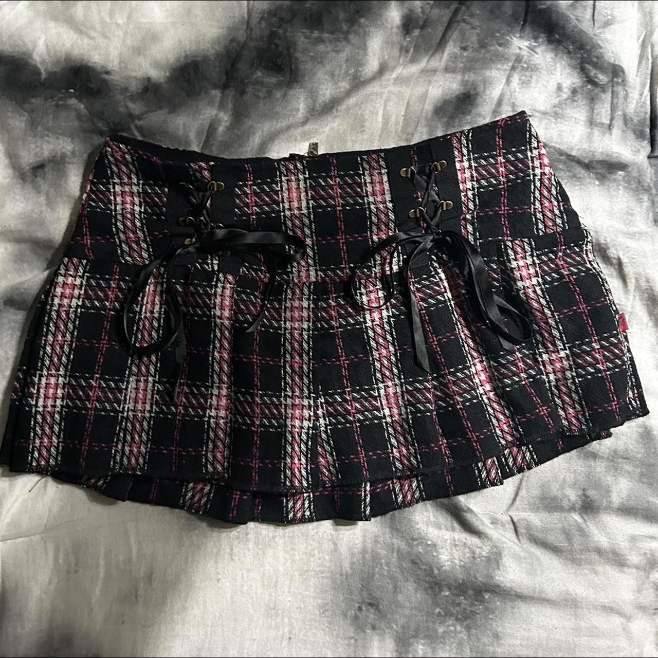 Tripp nyc low rise pleated skirt #y2kfashion #emo... - Depop