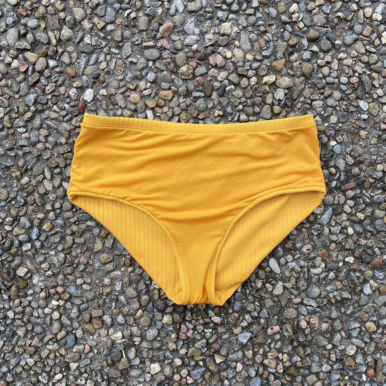 Weekday Women's Yellow Bikini-and-tankini-bottoms (3)