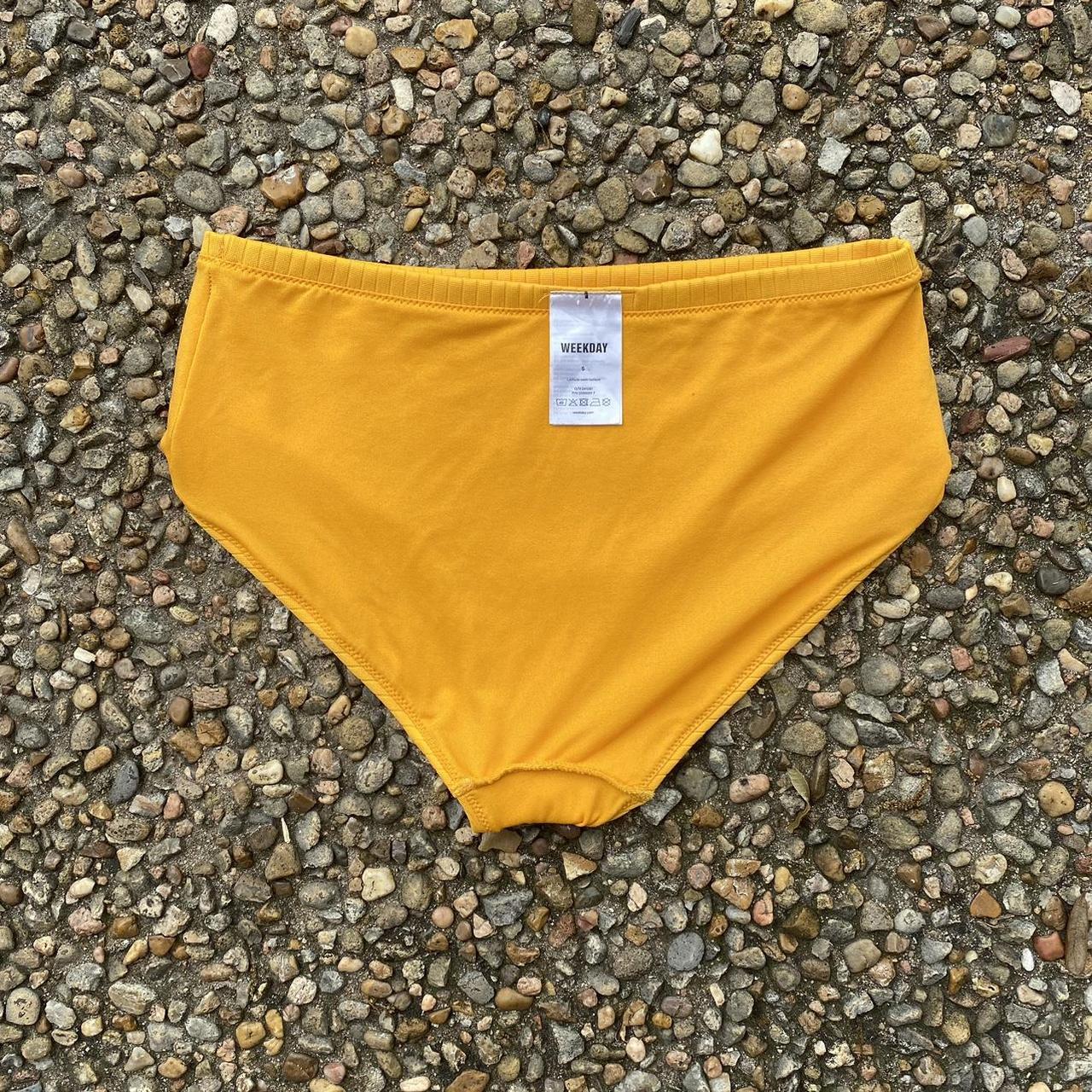Weekday Women's Yellow Bikini-and-tankini-bottoms (4)