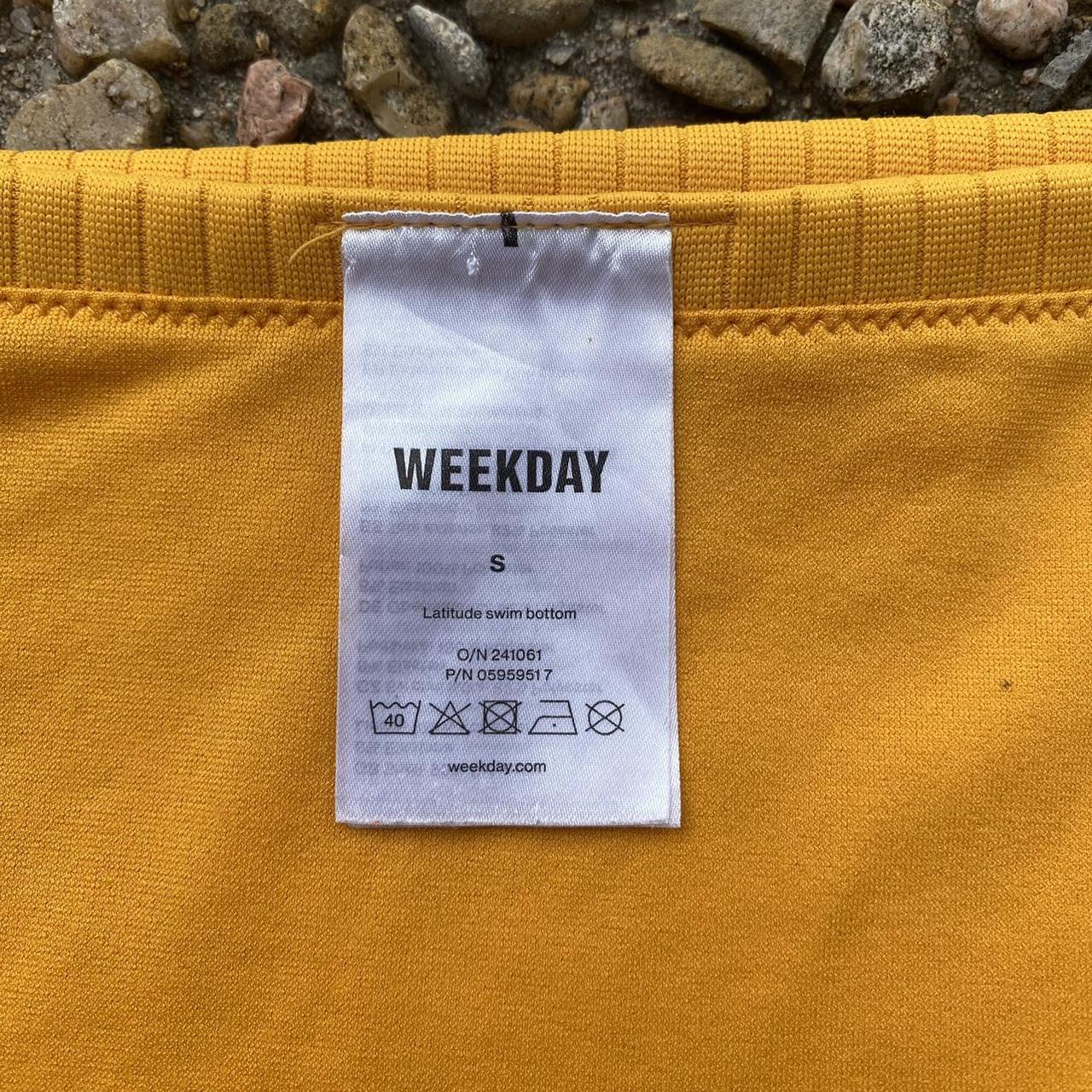 Weekday Women's Yellow Bikini-and-tankini-bottoms (5)