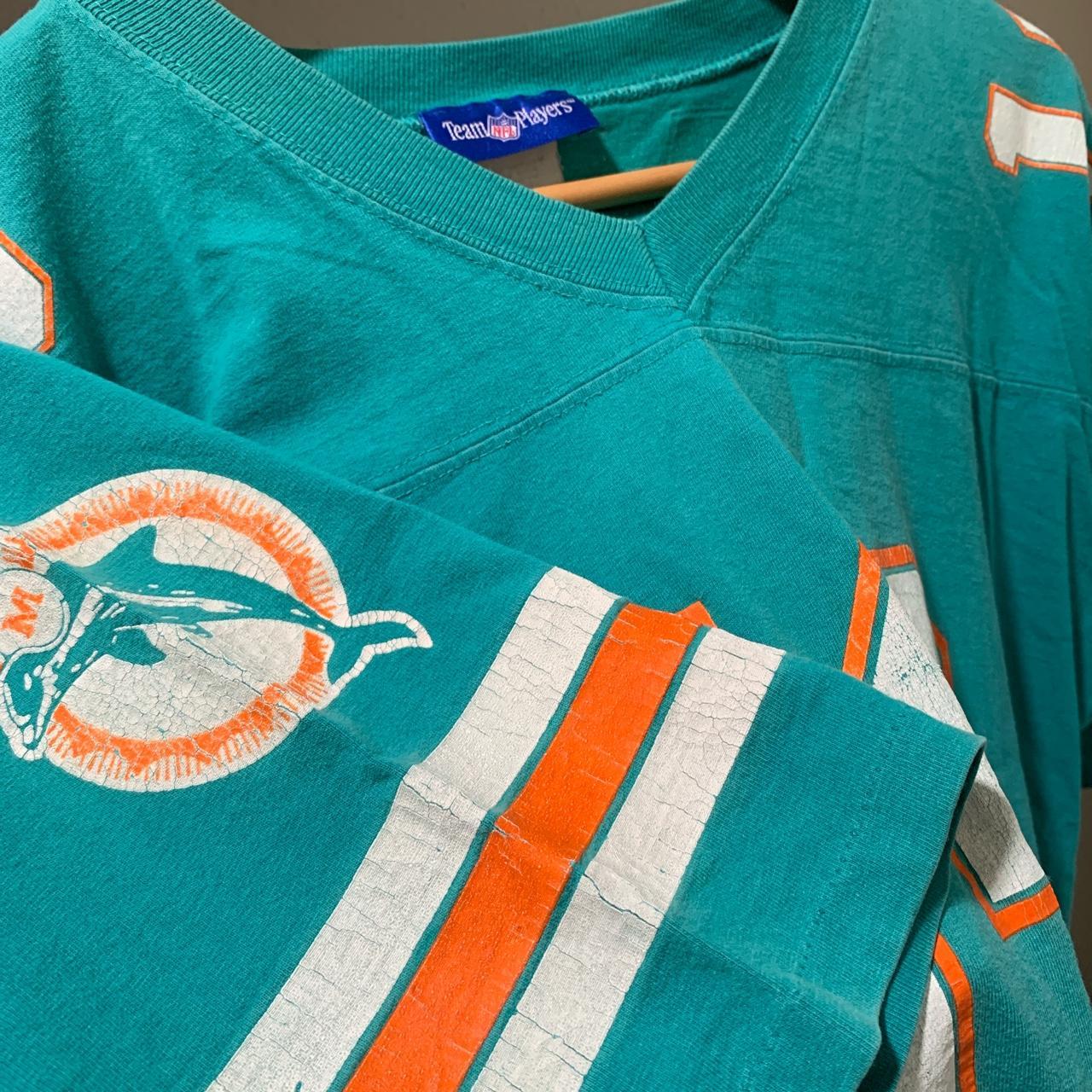 Vintage 90s nfl Miami Dolphins Dan Marino shirt... - Depop