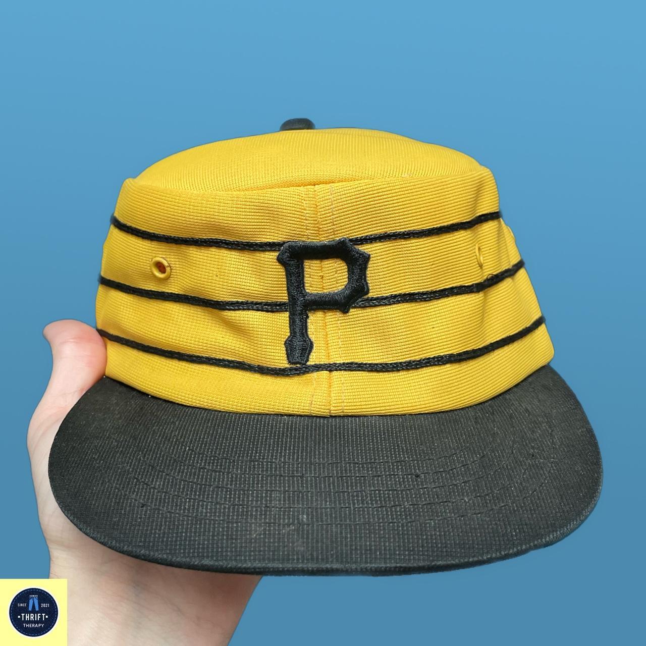 Vintage Pittsburgh Pirates Hat Snapback Pillbox MLB - Depop