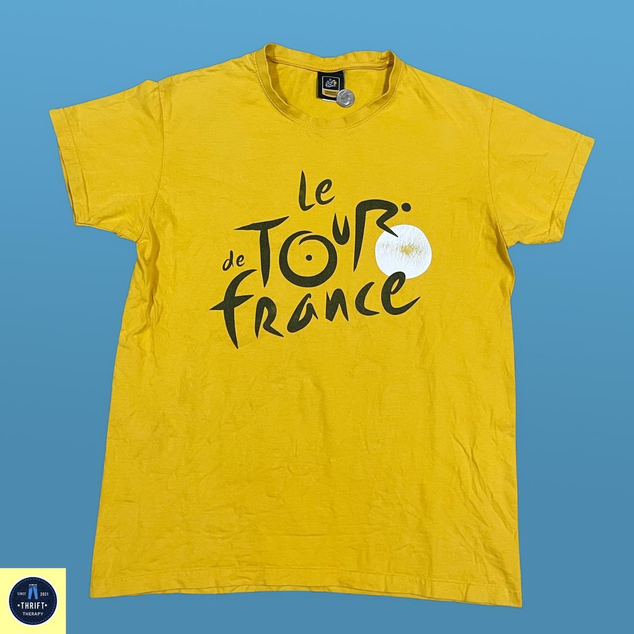 Vintage Le Tour De France cycling shirt Vintage... - Depop