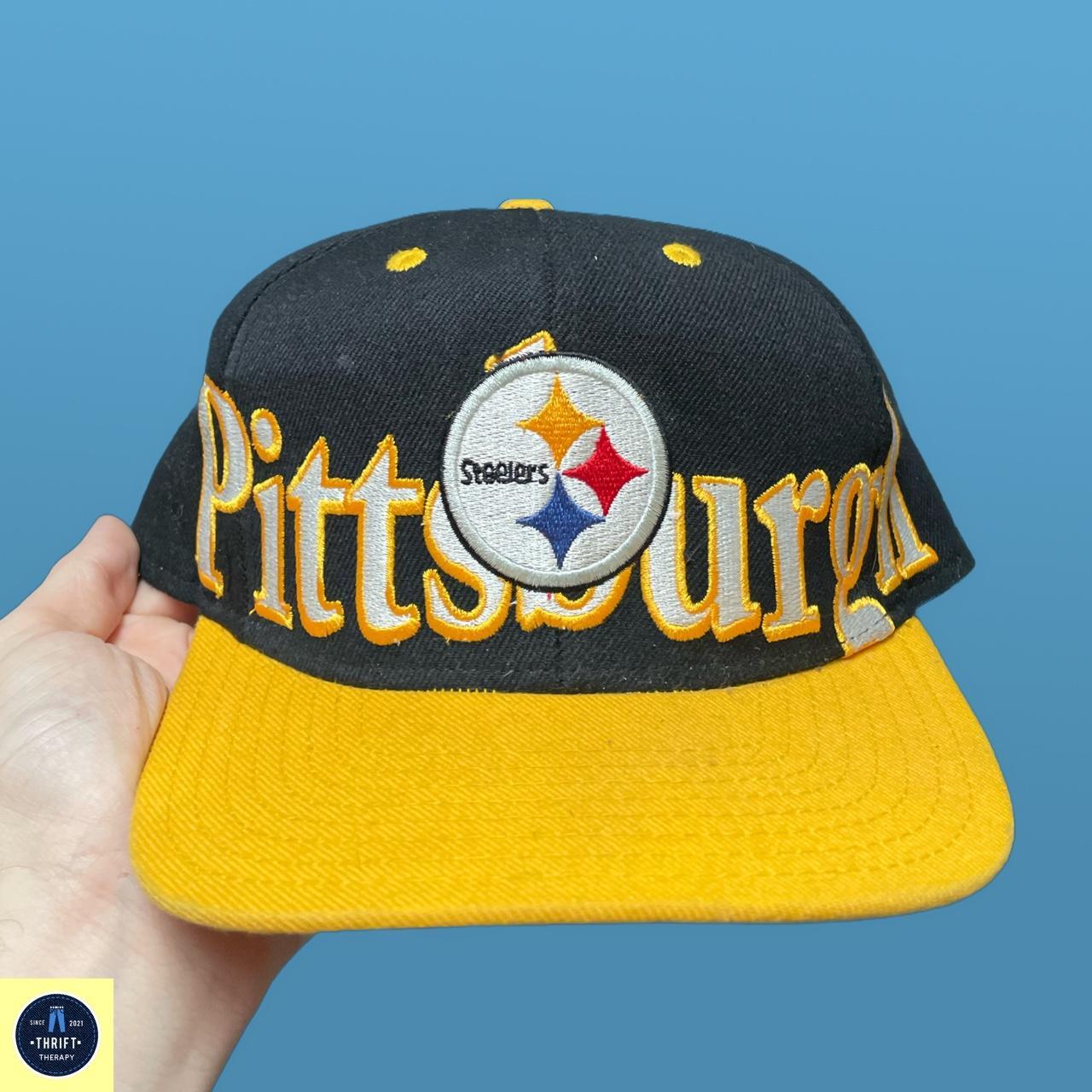 Y2k Steelers flex fit Reebok nfl hat. One size fits - Depop