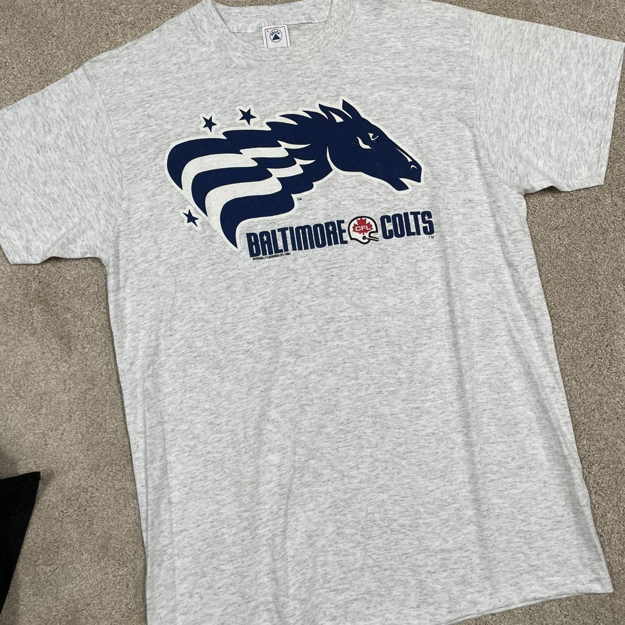 Vintage Baltimore Colts 1994 CFL Football T-shirt 