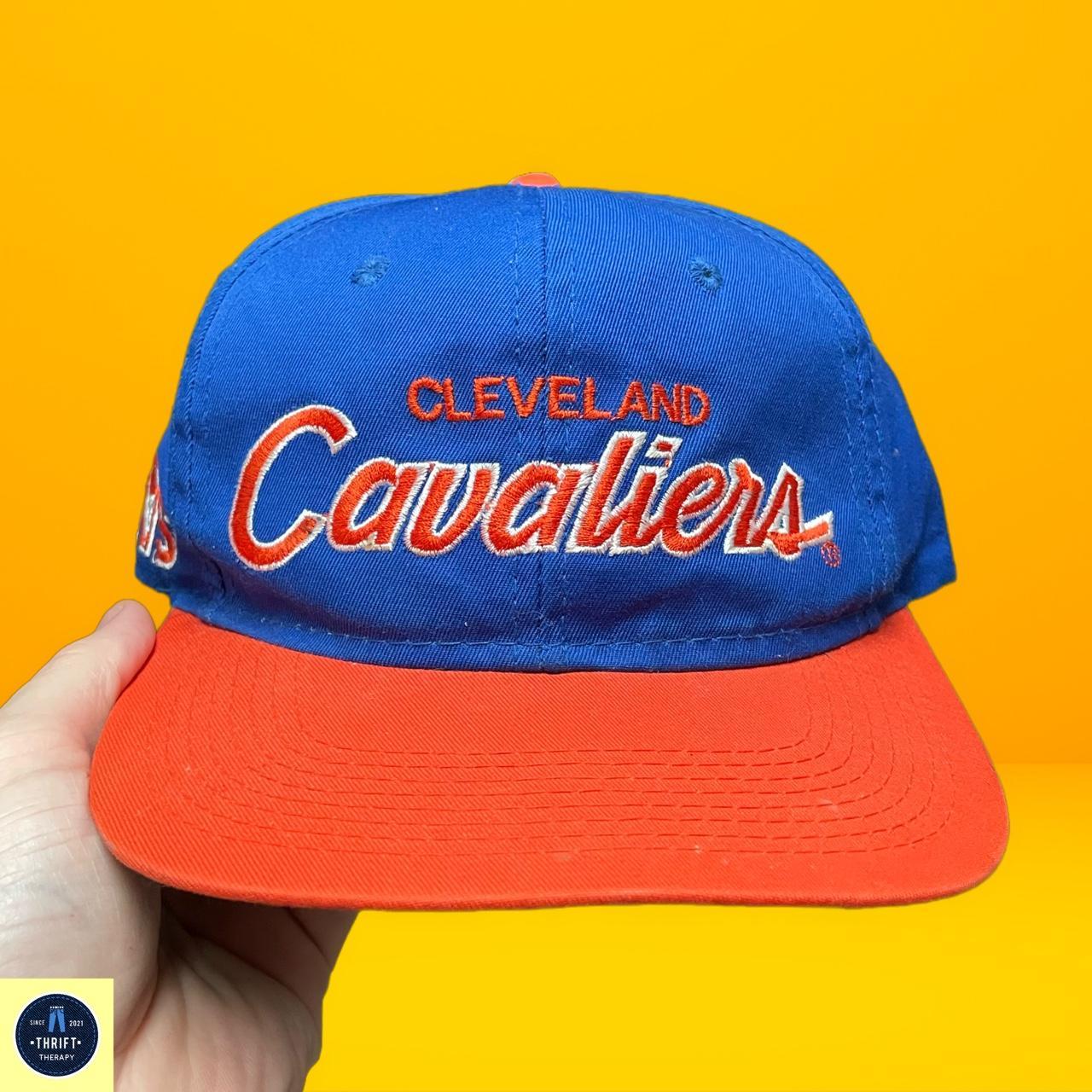 Retro Cleveland Cavaliers Mens Trucker Hat Gold - Depop