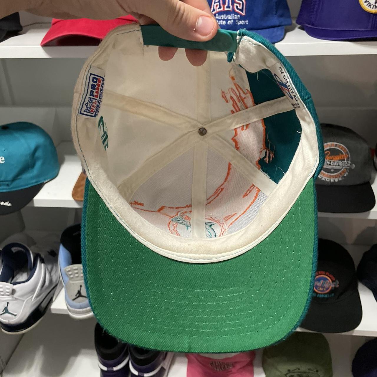 NFL Retro Amcap Miami Dolphins 90s Trucker Hat - Depop