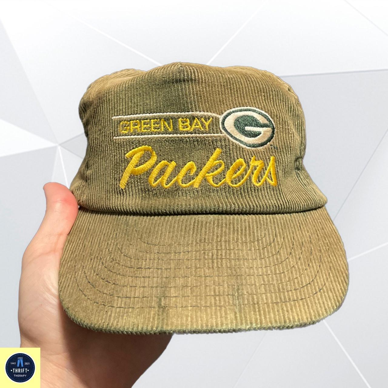 Vintage Green Bay Packers snapback hat Vintage 90s... - Depop