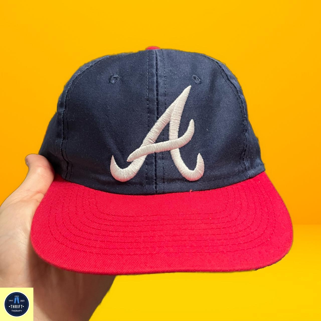 Vintage Atlanta Braves Hat Cap Snapback 1993 NL West - Depop