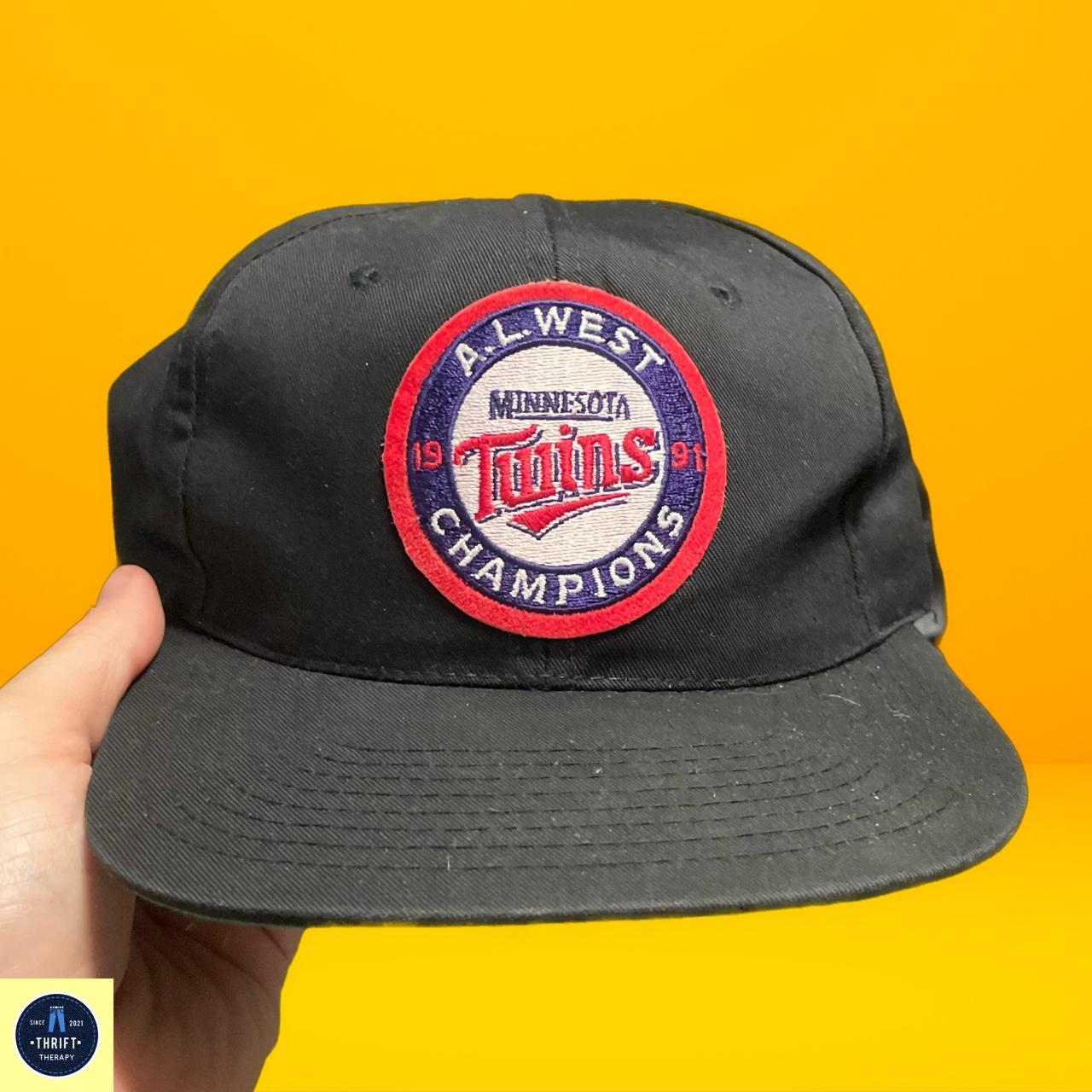 Vintage Minnesota Twins Trucker Snapback Hat by Twins Enterprises