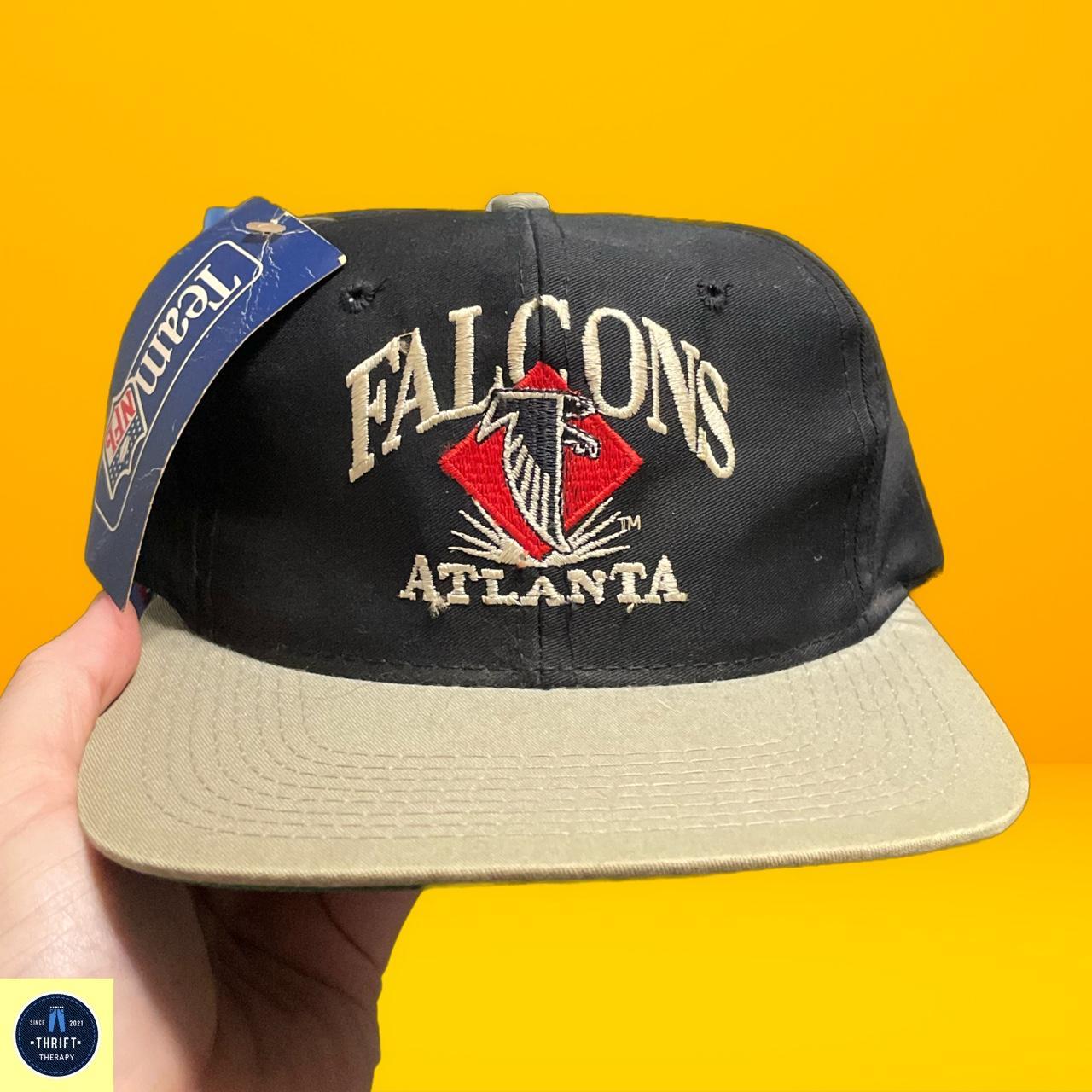 Atlanta Falcons Vintage Hat Hat Deadstock Cap Size Strapback