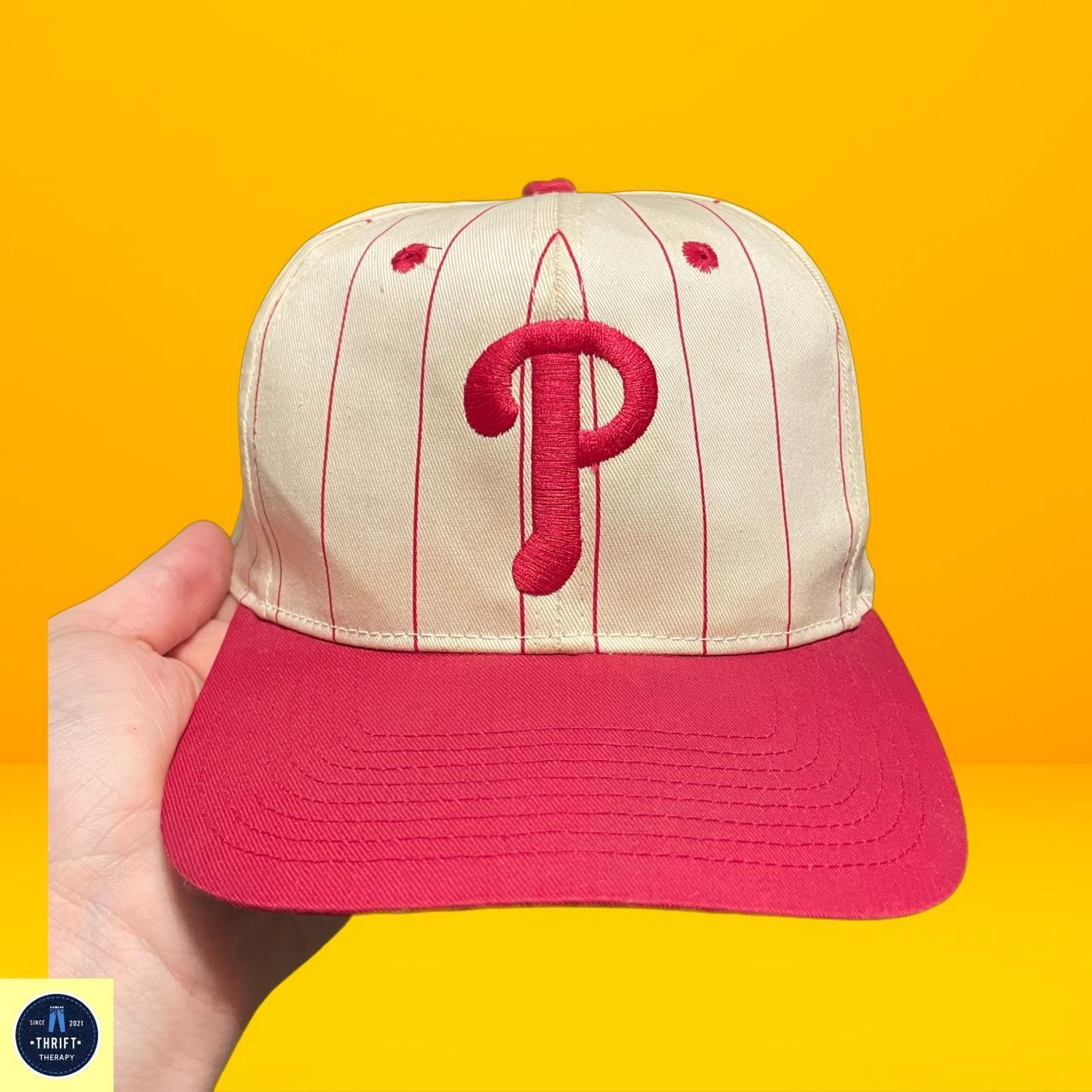 PHILADELPHIA PHILLIES VINTAGE 90s MLB SNAPBACK HAT - Depop