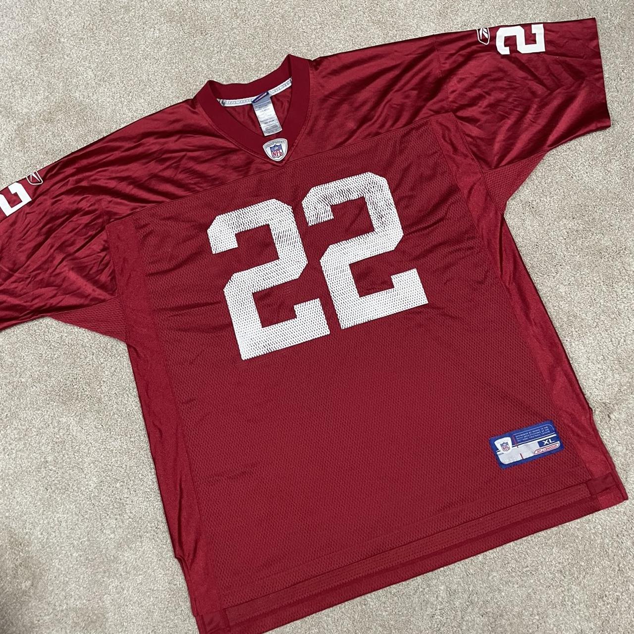 Reebok Emmitt Smith #22 XL On Field White Jersey - Depop