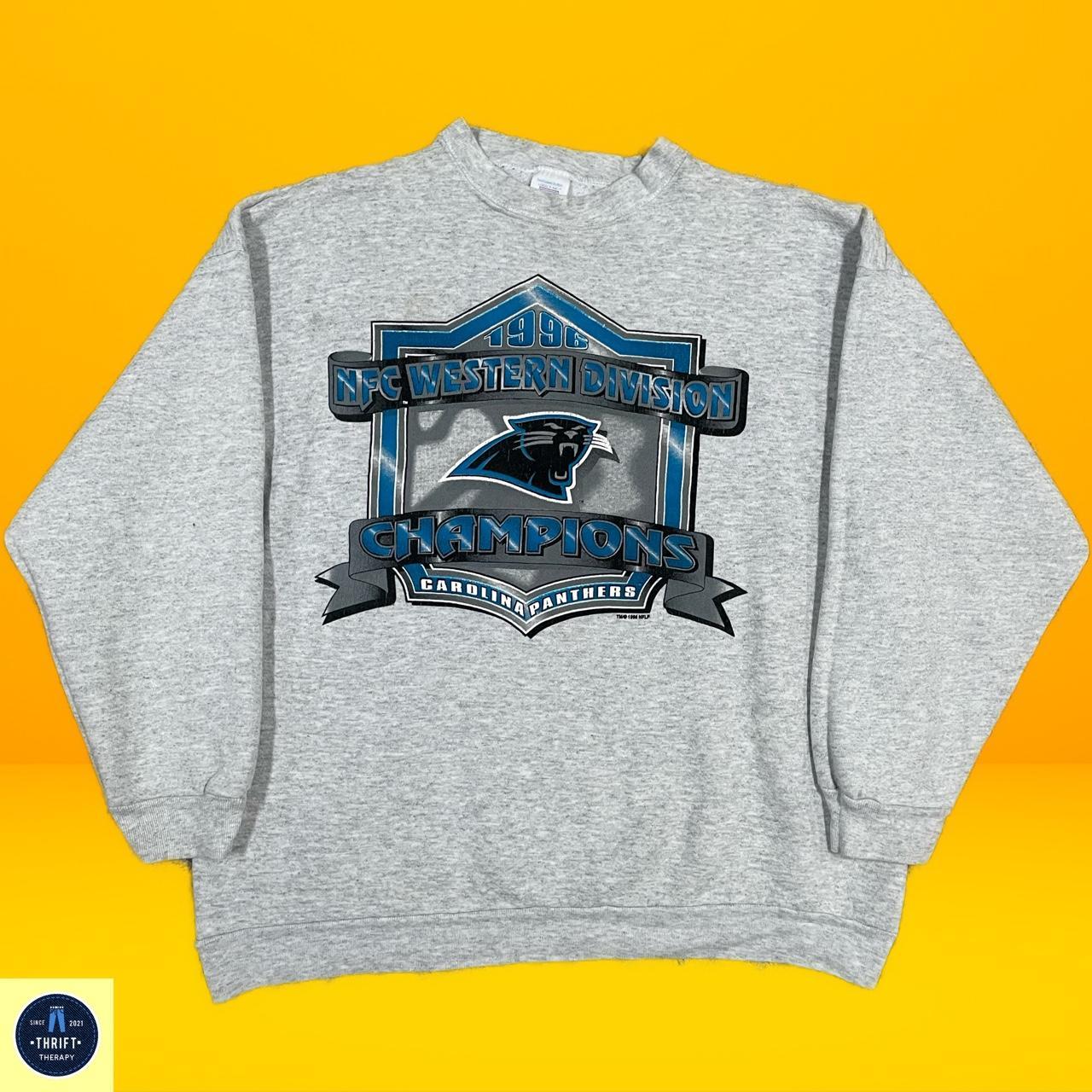 VINTAGE CAROLINA PANTHERS HOODIE EXCELLENT PREOWNED - Depop