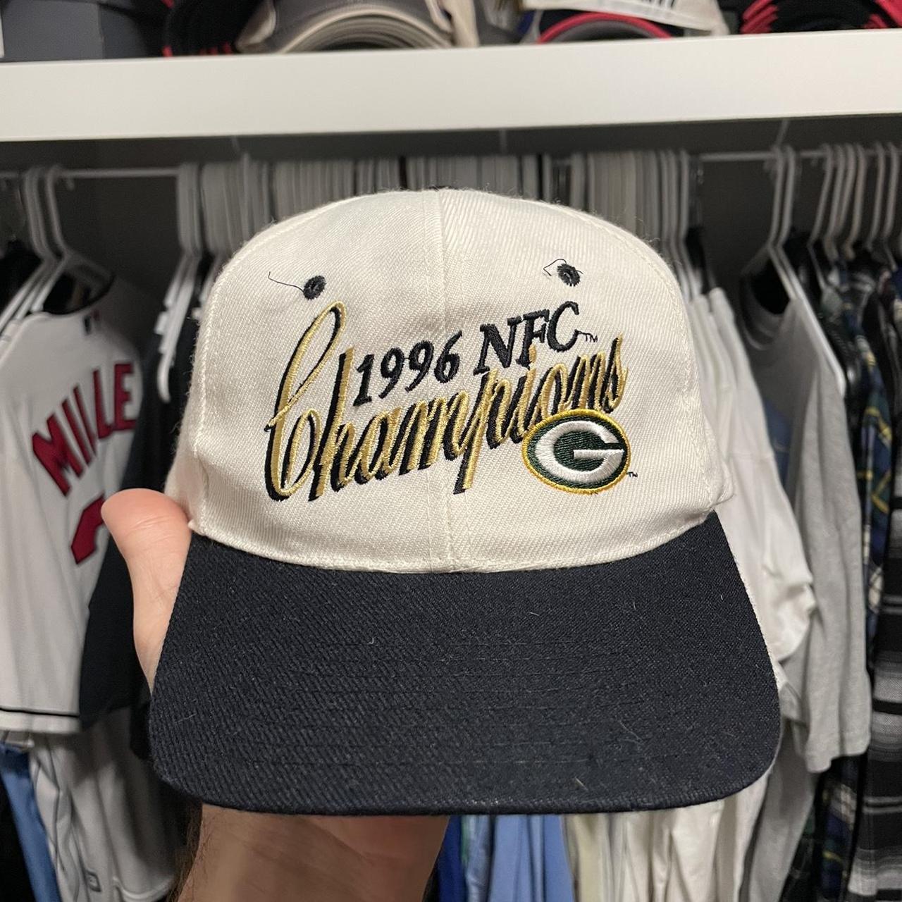 1996 Green Bay Packers NFC Champions Hat - Depop