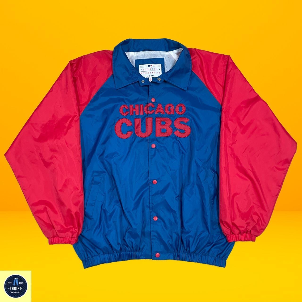 2006 chicago cubs jacket 06 windbreaker tagged - Depop