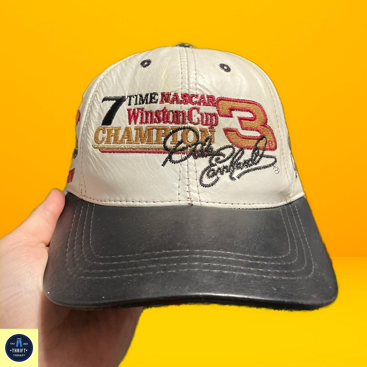 Vintage 90s Dale Earnhardt Winston Cup Champion Leather outlet Hat