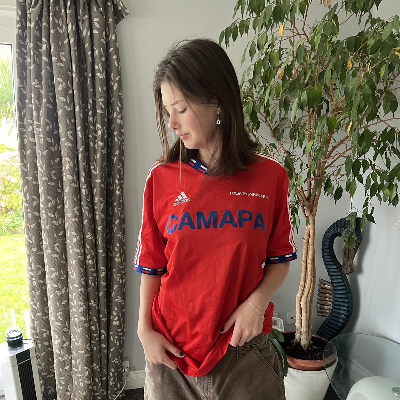 gosha rubchinskiy x adidas football tee