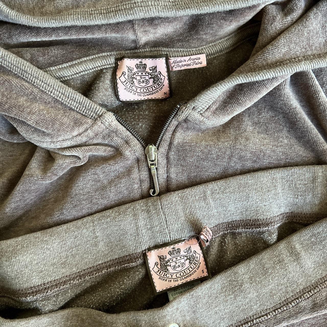 Y2K JUICY COUTURE browny velour tracksuits... - Depop