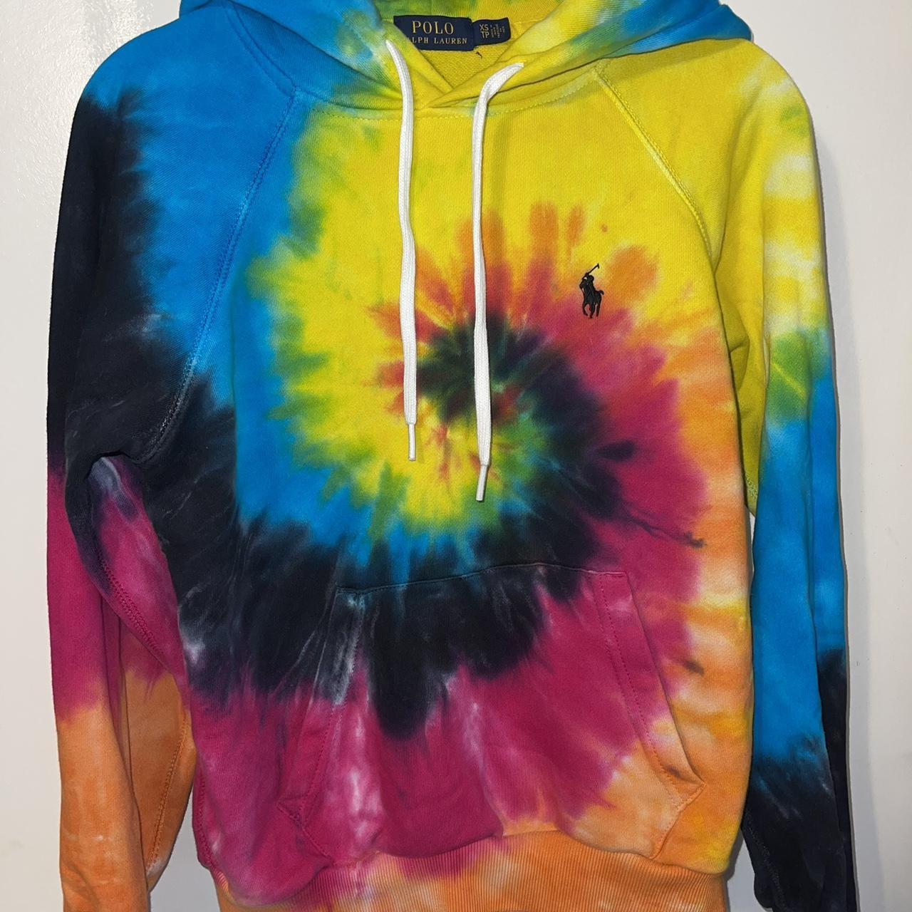 Men’s Polo Ralph Lauren Tie Dye Pullover shops Hoodie