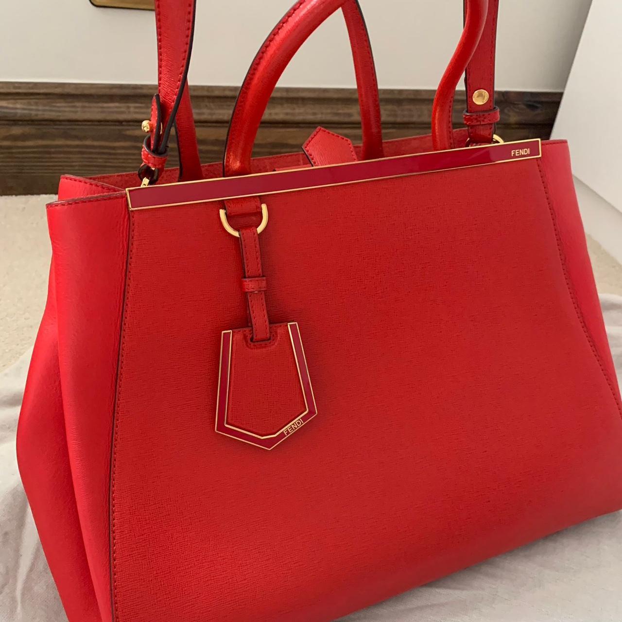 Red fendi bag Brand new without tags Comes with dust... - Depop