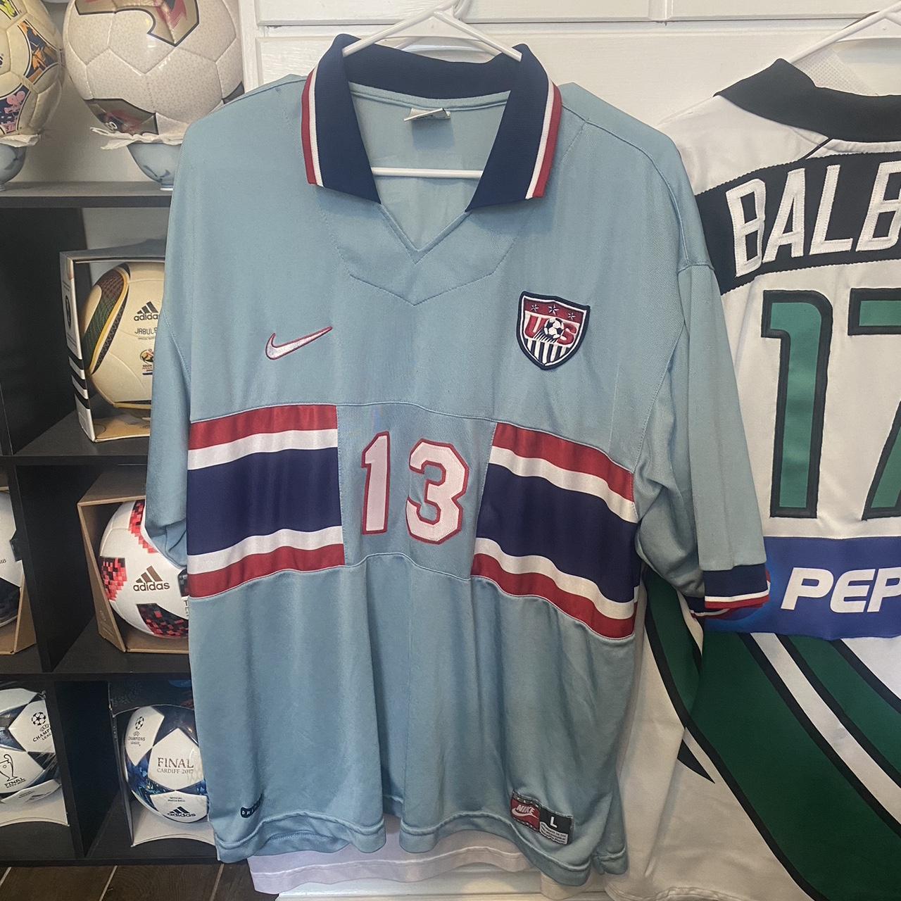 1995 USA Away Football Shirt / Old Official Classic Nike Soccer