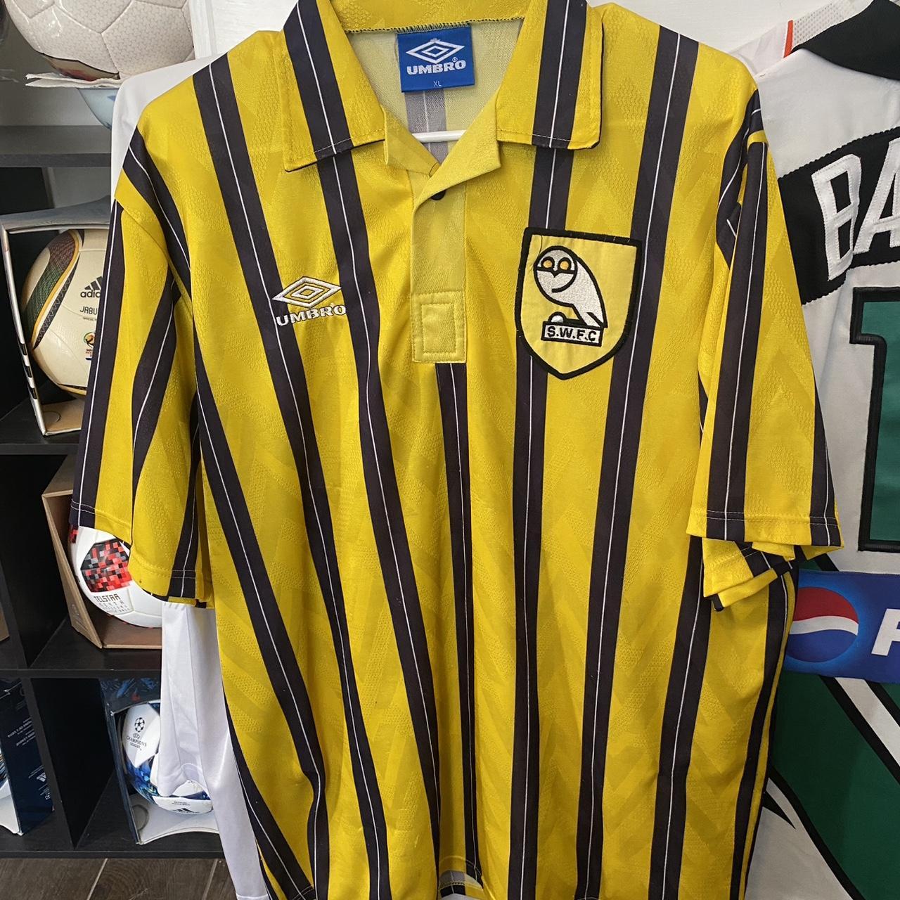 Vintage 1994 Mizuno Sanfrecce Hiroshima Away Soccer | Depop
