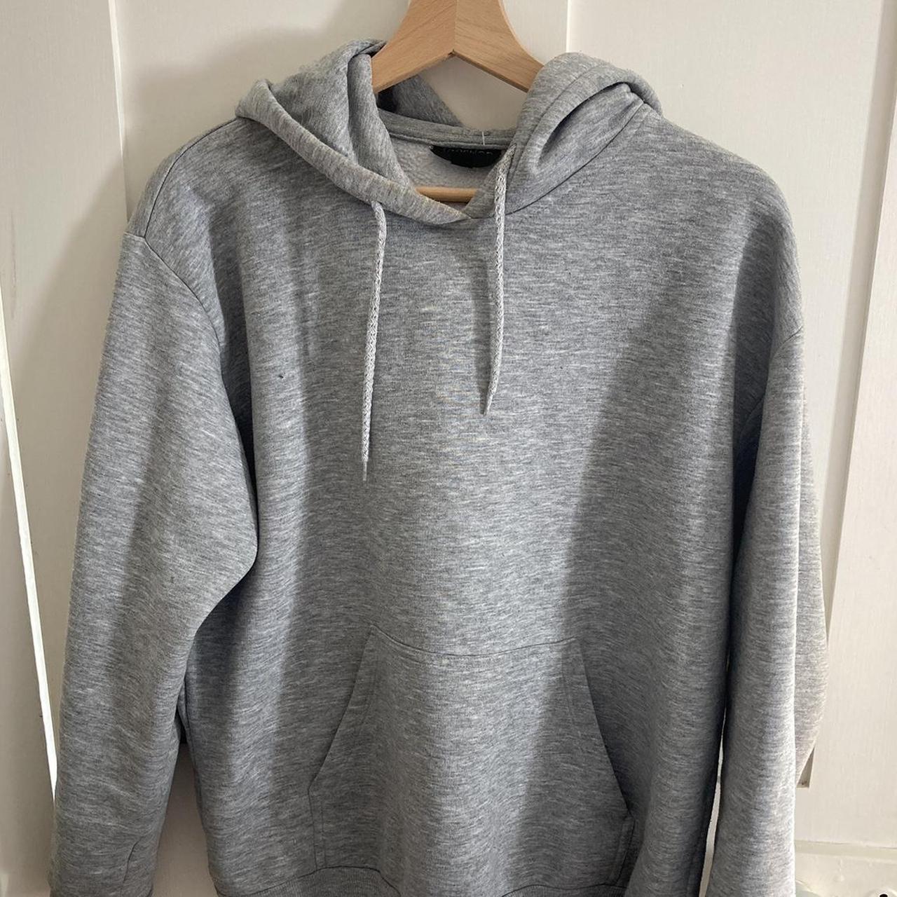 Basic light grey hoodie - Depop