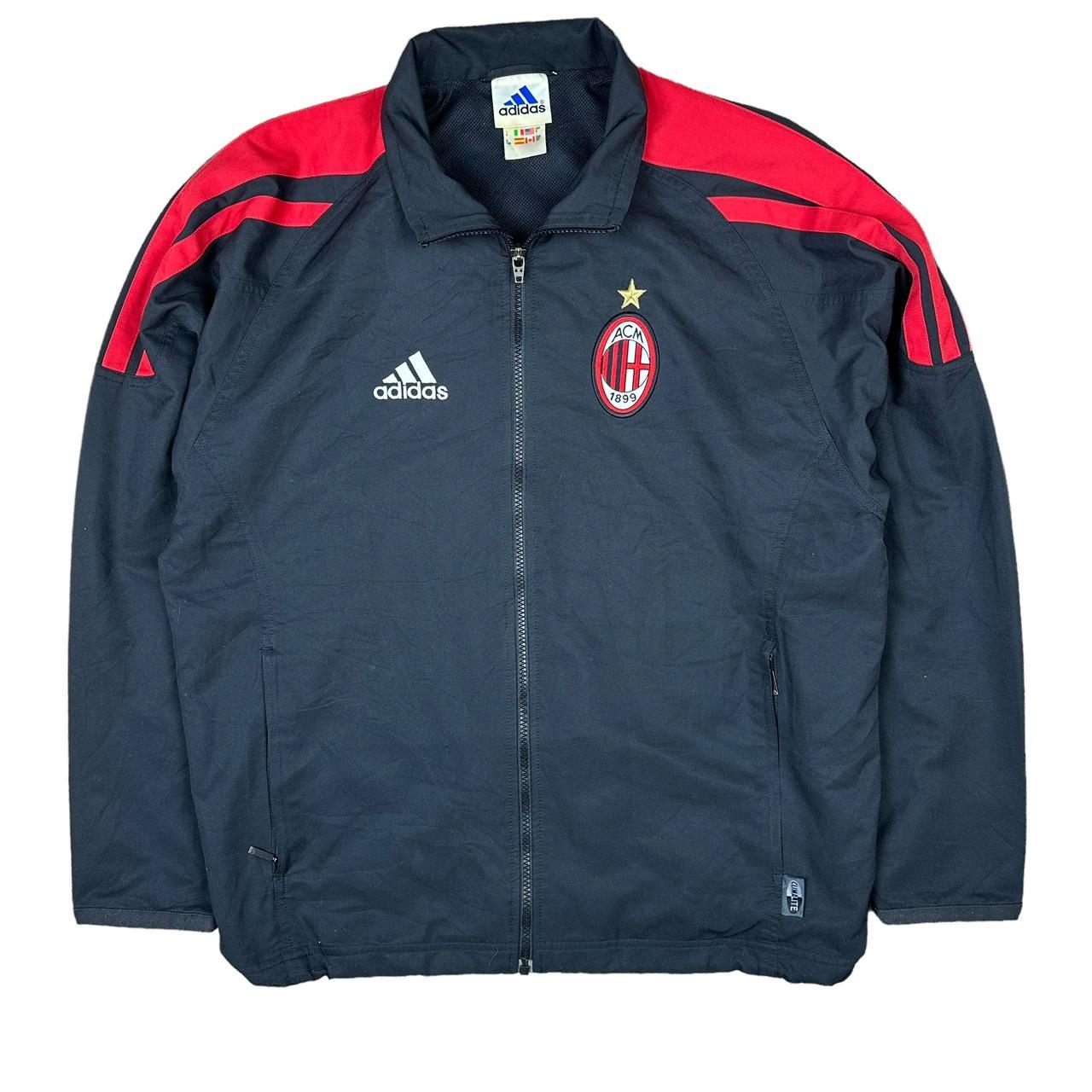 Early 2000s Adidas AC Milan Track Jacket Great... - Depop